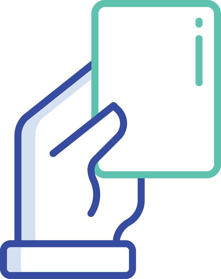 Amonestation outline color illustration vector