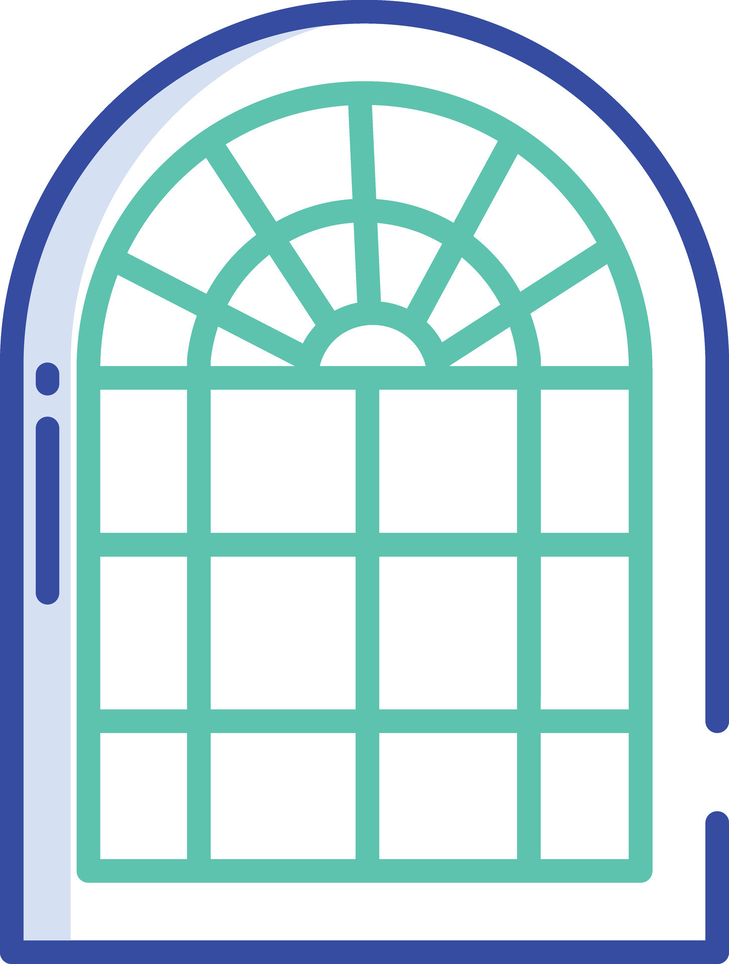 Windows outline color illustration 47801845 Vector Art at Vecteezy