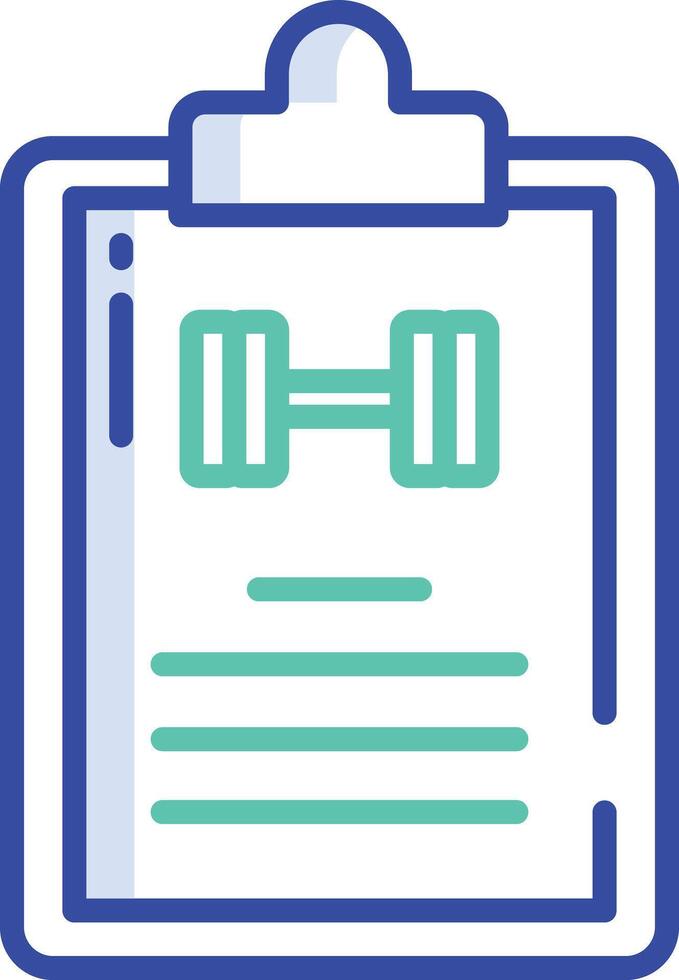 Report outline color illustration vector