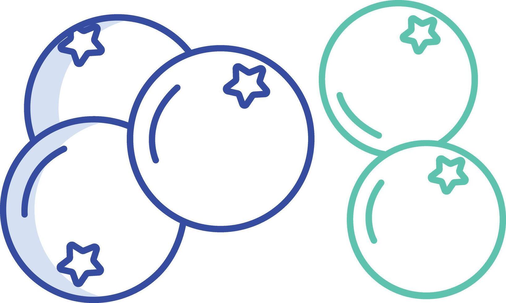 Juniper outline color illustration vector
