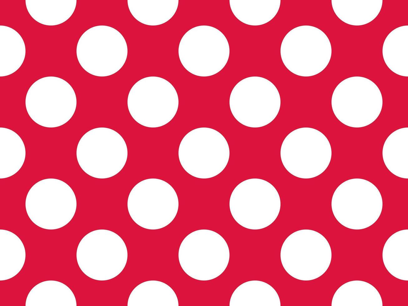 white color polka dots over crimson red background vector