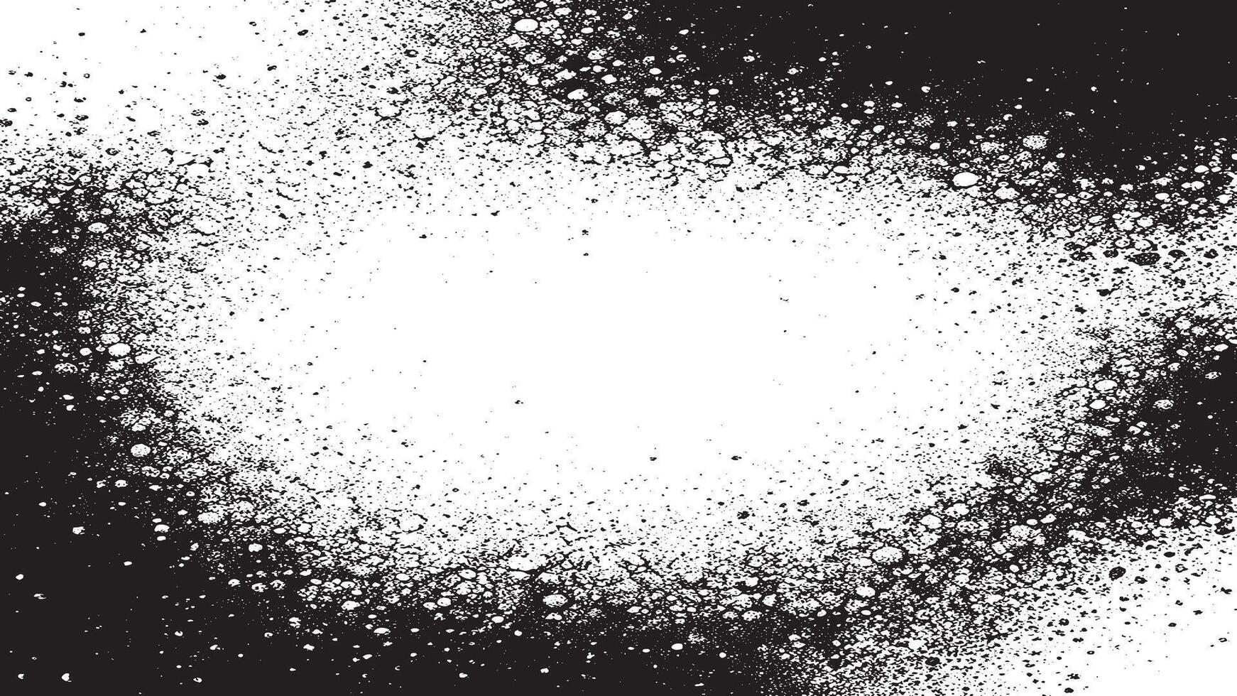 Graphic of Intense Black Grit Texture with Subtle Variations on White vector