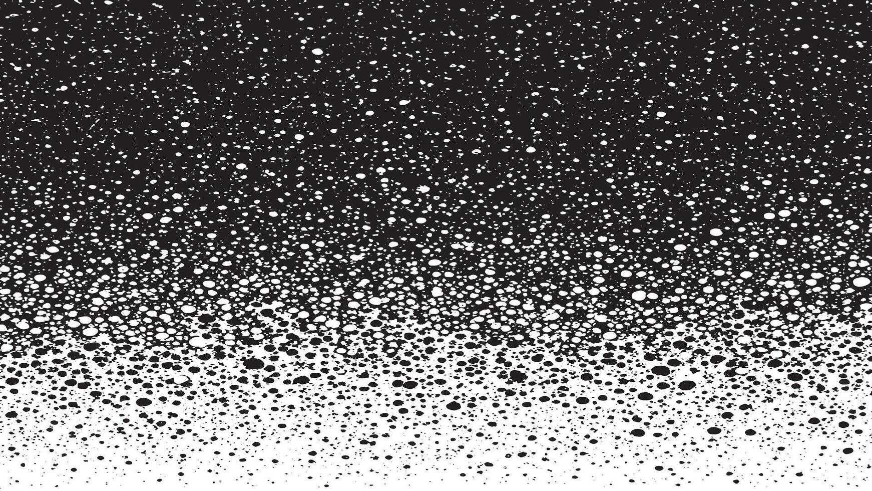 Black Gritty Texture on White Background - Rough, Uneven Particle Distribution for Rugged Graphic Designs vector