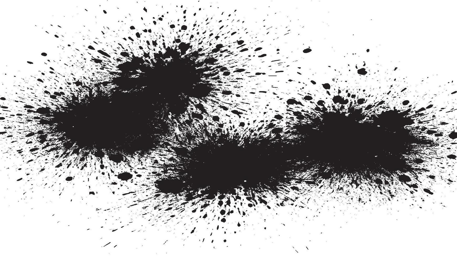 Distressed Black Granules on White Canvas - Image with Uneven Particle Spread for Graphic Enhancements vector