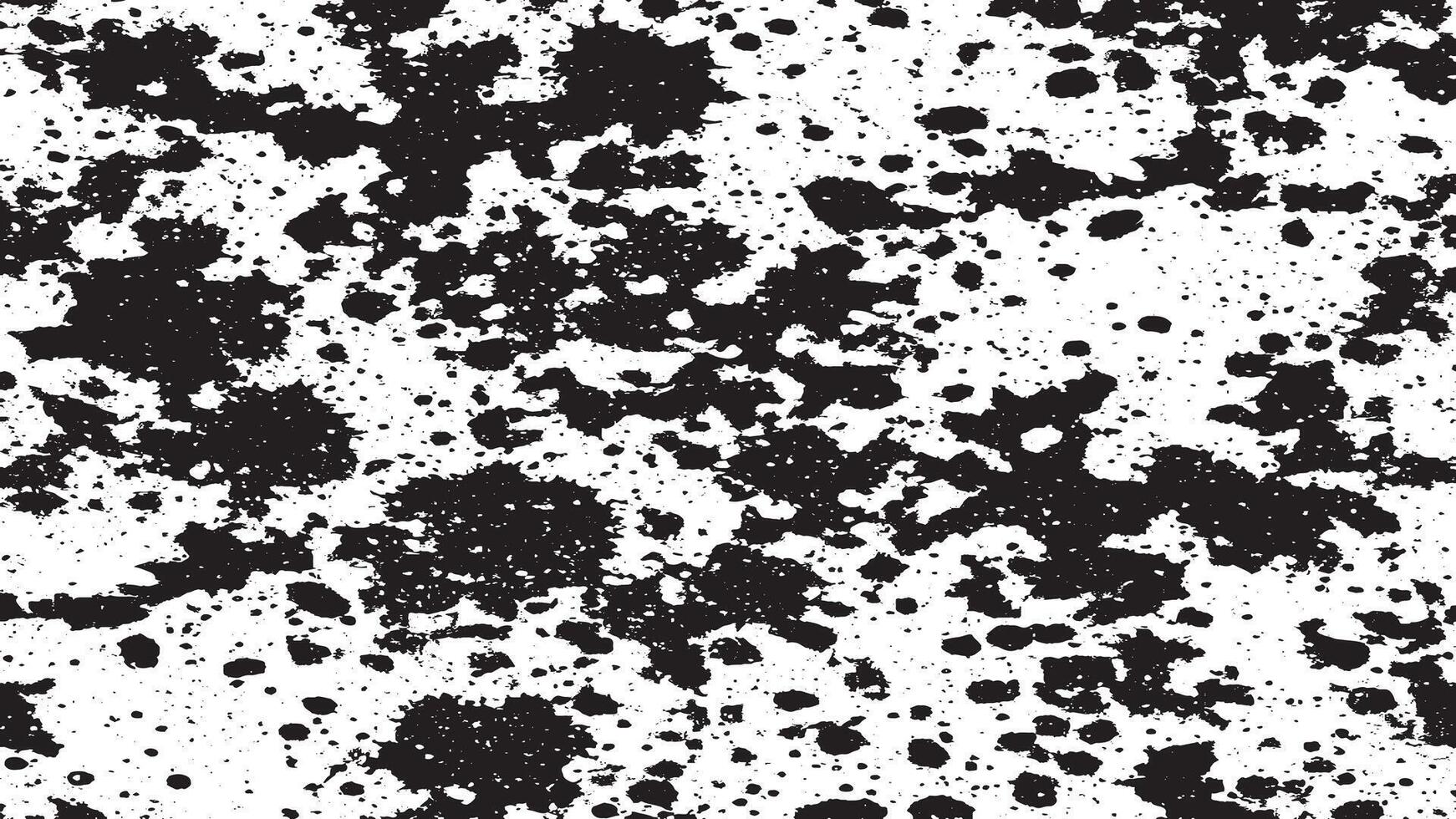 Black Particulate Texture on White Background - Ideal for Rugged and Distressed Design Overlays vector