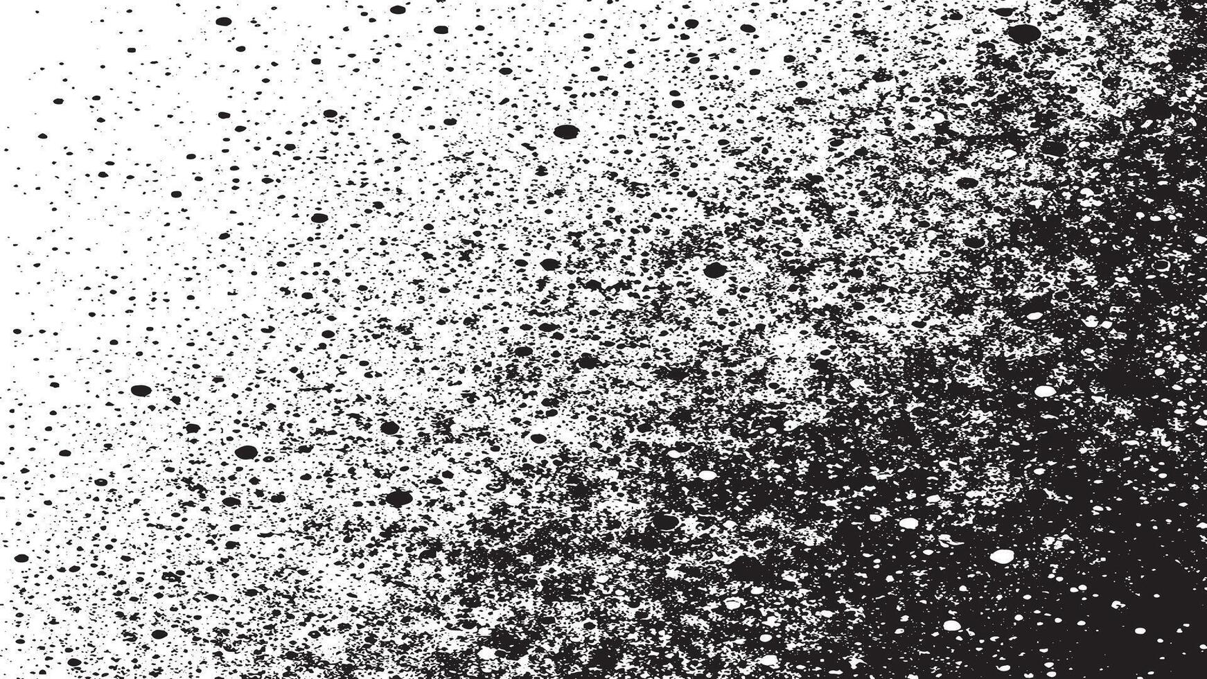 Rough and Uneven Black Texture on White - Graphic for Adding Gritty and Distressed Effects vector