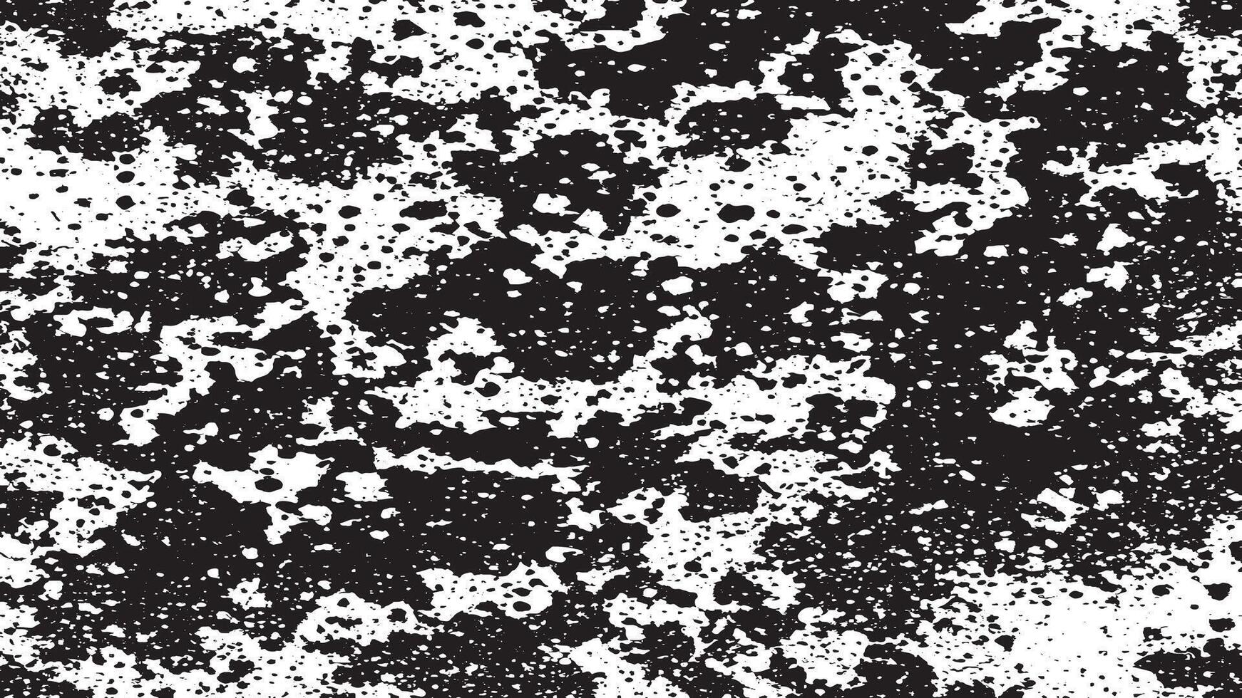 Black Particulate Texture on White Background - Ideal for Rugged and Distressed Design Overlays vector