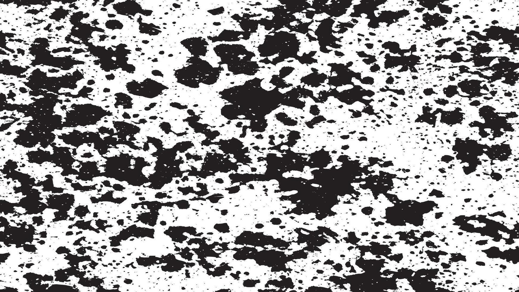 Black Particulate Texture on White Background - Ideal for Rugged and Distressed Design Overlays vector