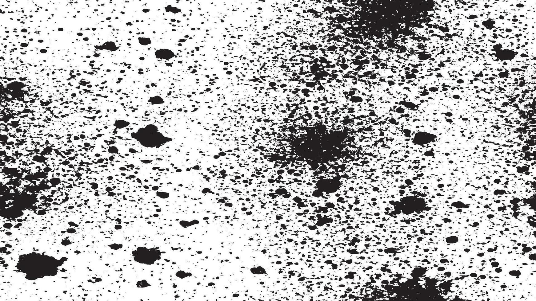 Rugged Black Particle Texture on White - Graphic with Gritty, Uneven Spread for Design Projects vector