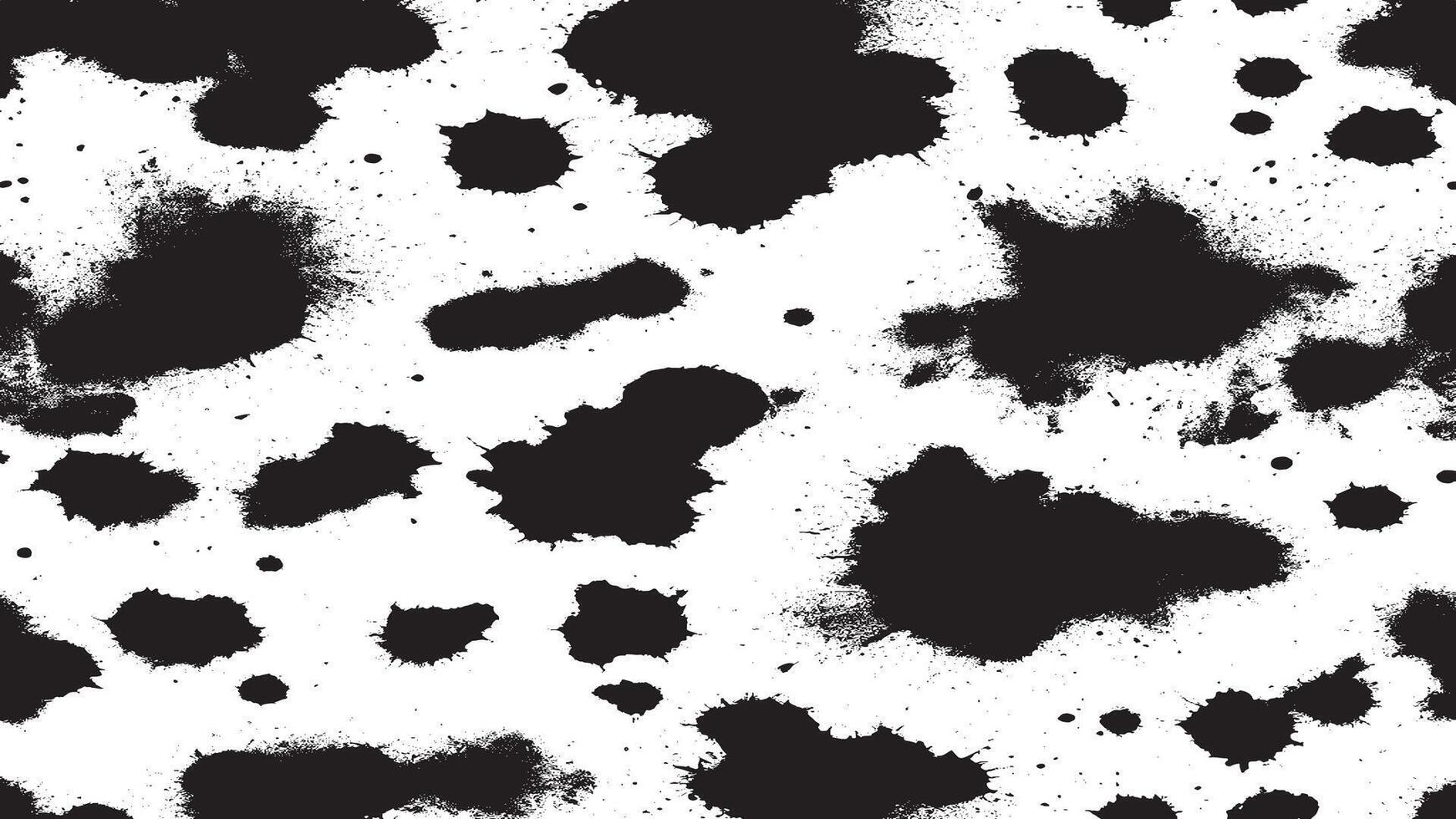 Rugged Black Particle Texture on White - Graphic with Gritty, Uneven Spread for Design Projects vector