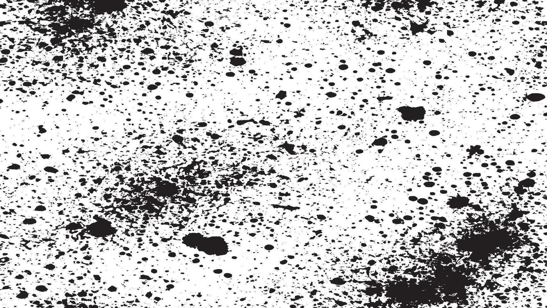 Rugged Black Particle Texture on White - Graphic with Gritty, Uneven Spread for Design Projects vector