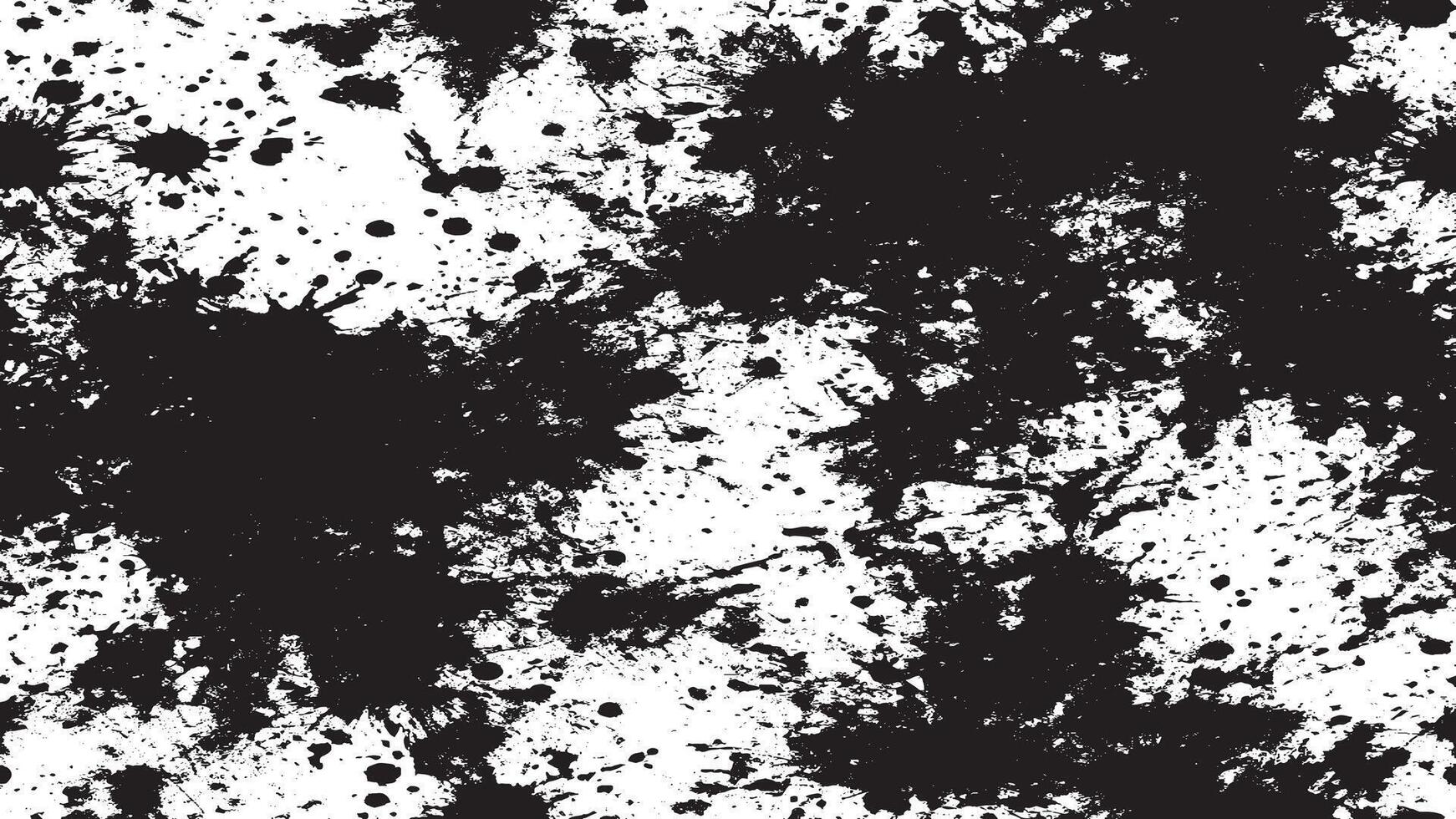 Black Monochrome Grunge Gritty Rough Dirty Overlay Texture on White Background - Illustration vector