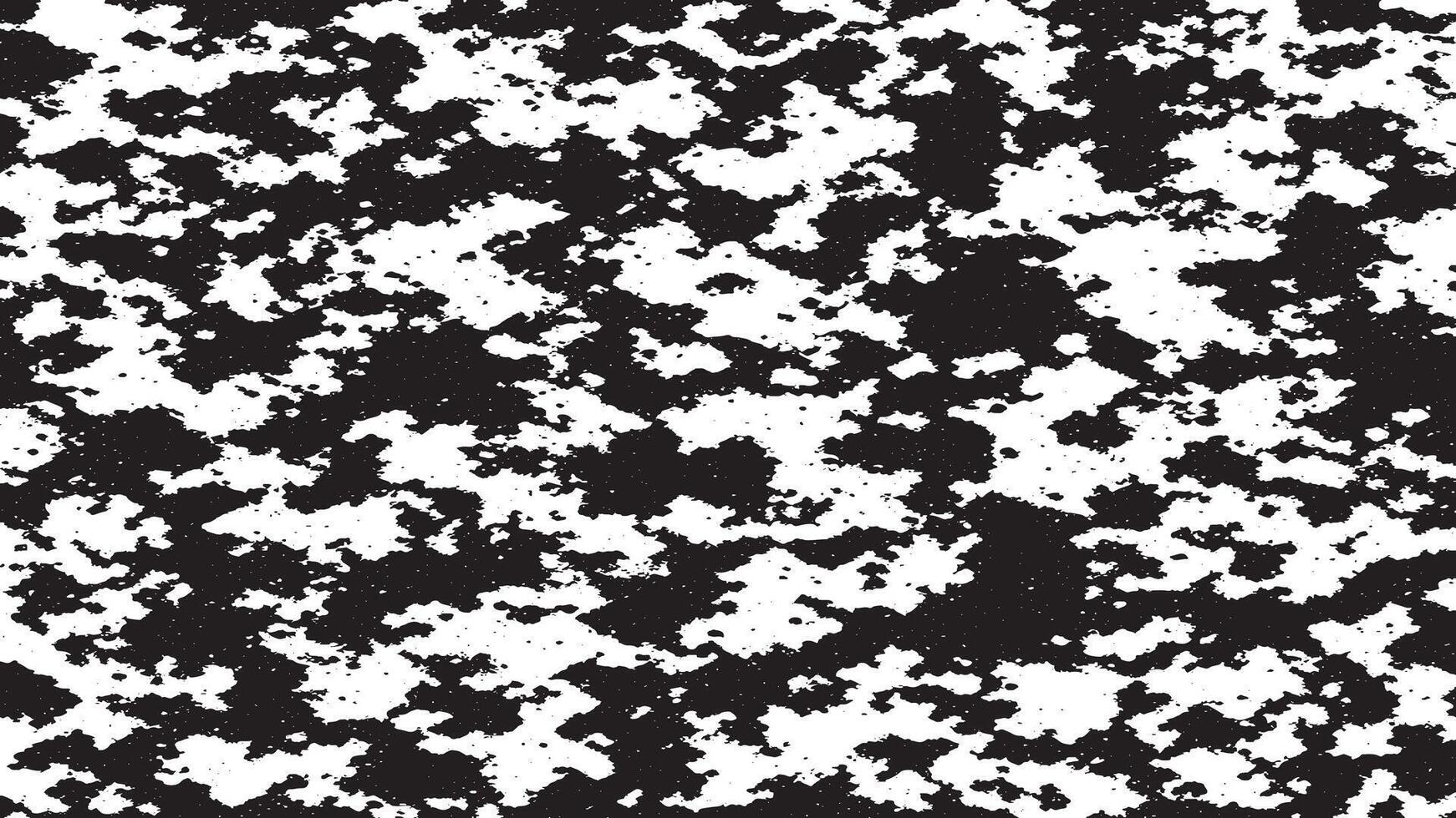 Monochrome Black Rough Gritty Grunge Texture on White Background vector