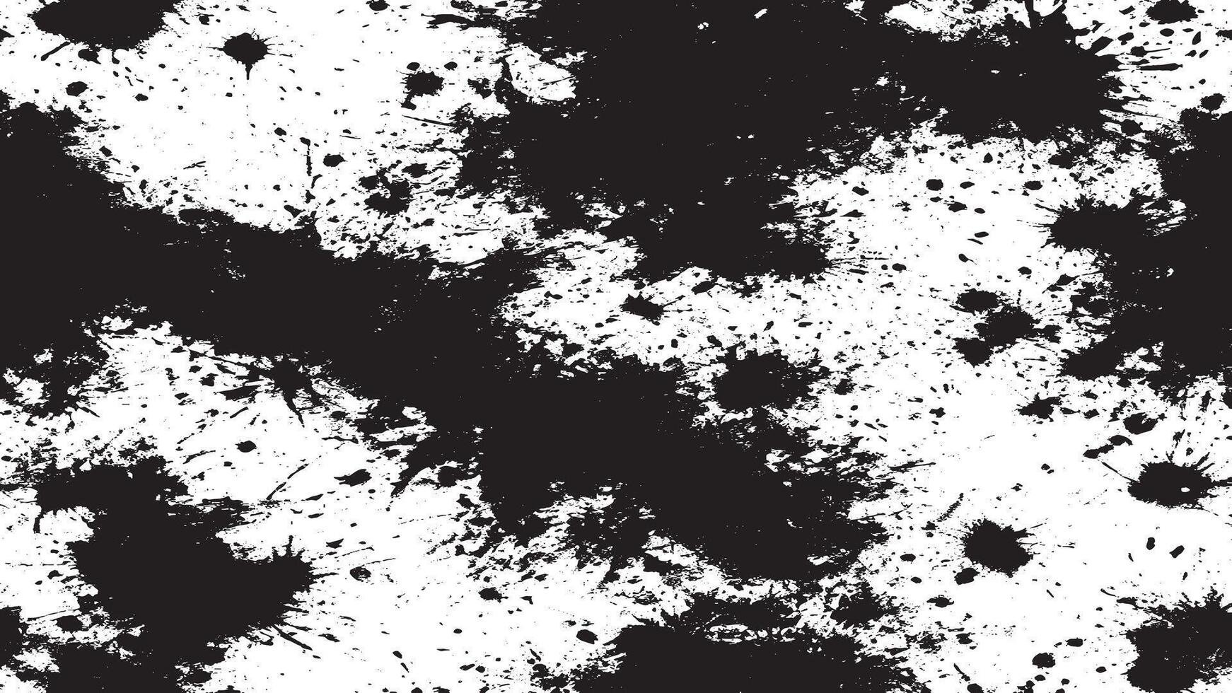 Black Monochrome Grunge Gritty Rough Dirty Overlay Texture on White Background - Illustration vector