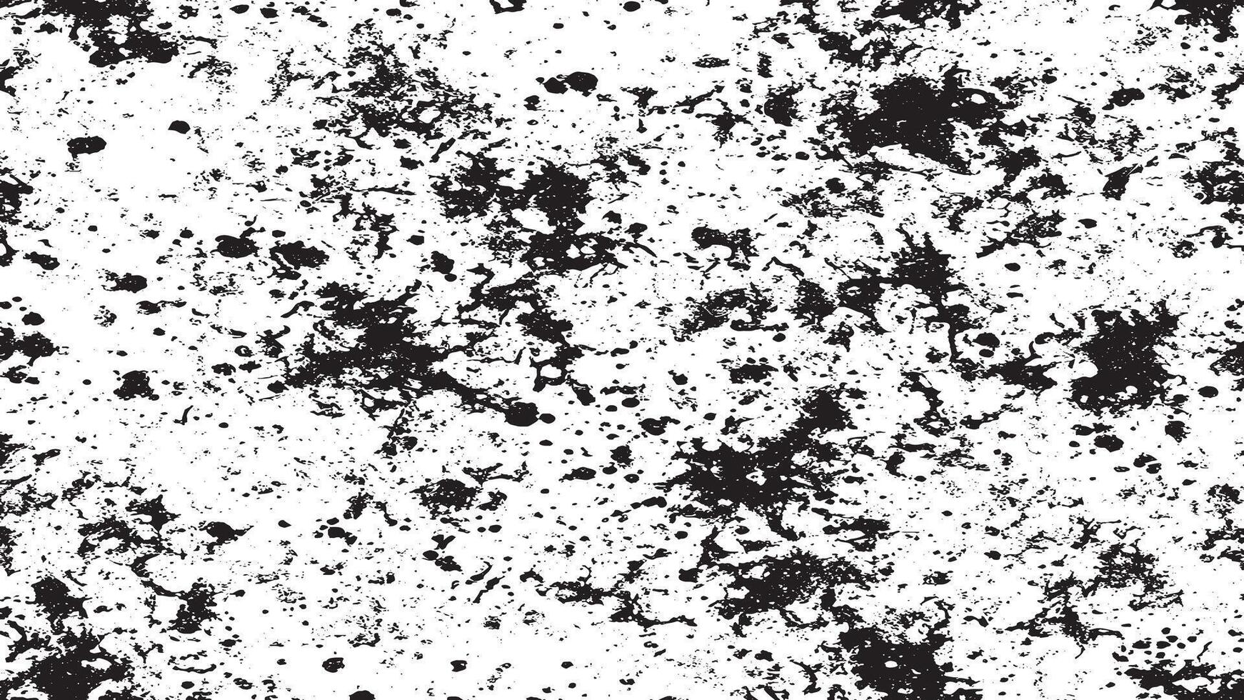 Grunge Black Gritty Texture on White Background with Rough Dirty Details vector