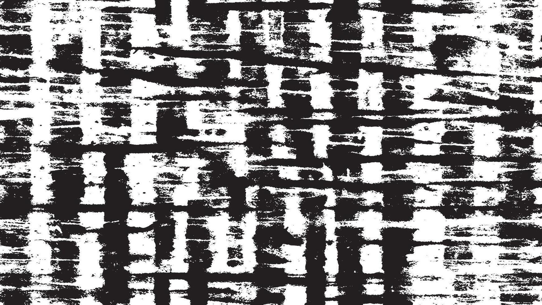 White Background with Black Gritty Rough Grunge Overlay Texture vector