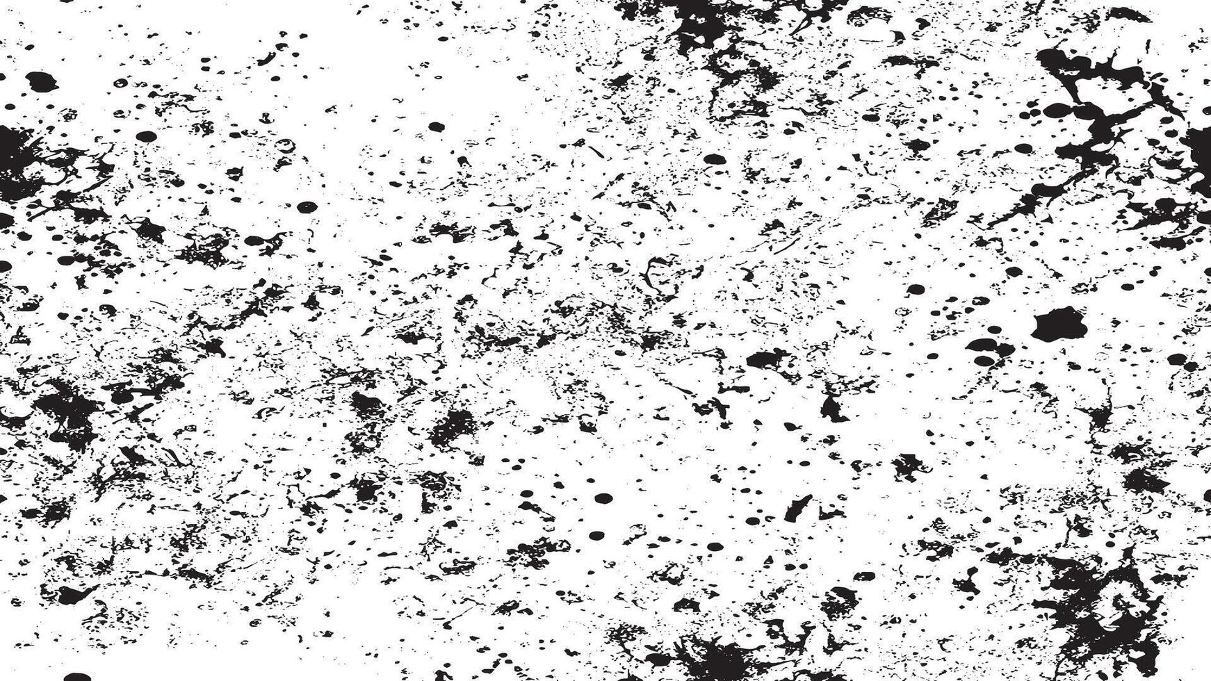 Grunge Black Gritty Texture on White Background with Rough Dirty Details vector