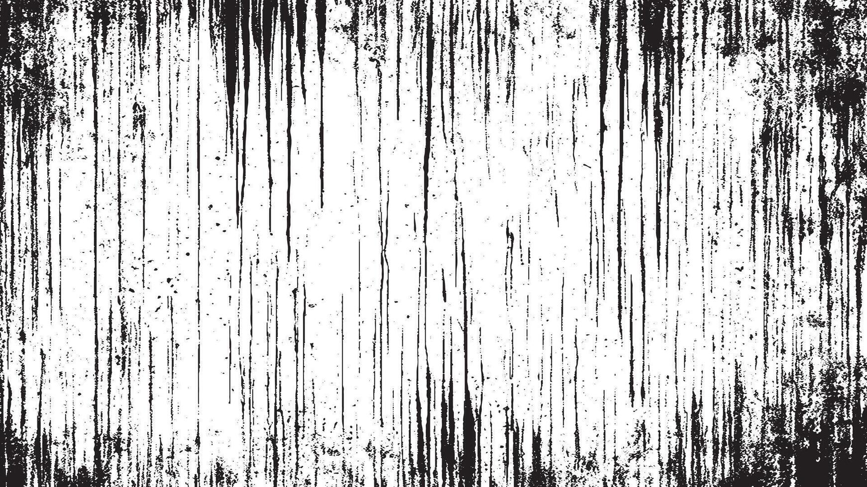 Black Monochrome Rough Dirty Grunge Overlay Texture on White Background vector
