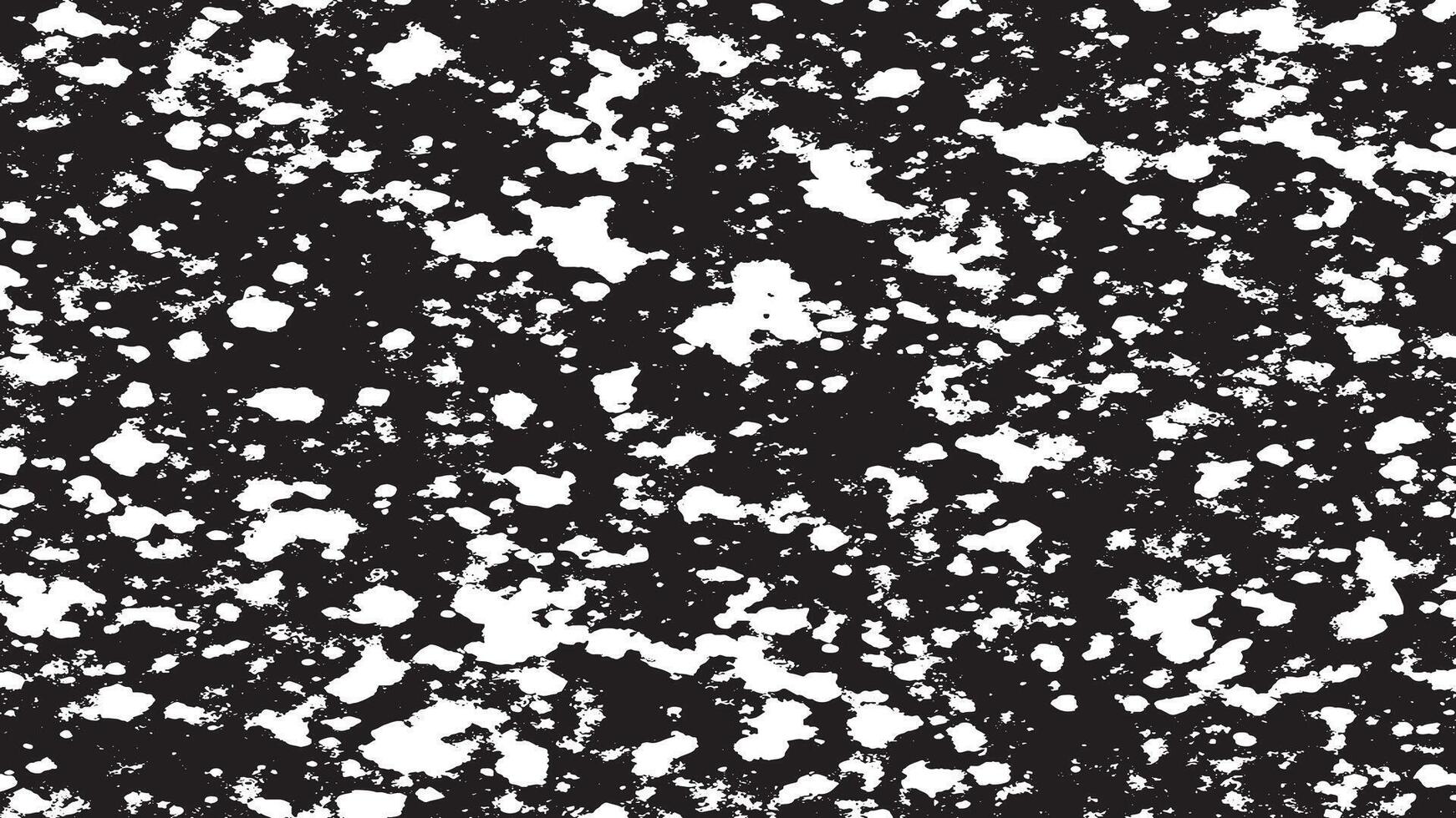 Gritty Black Rough Grunge Texture on White Background with Dirty Overlay vector