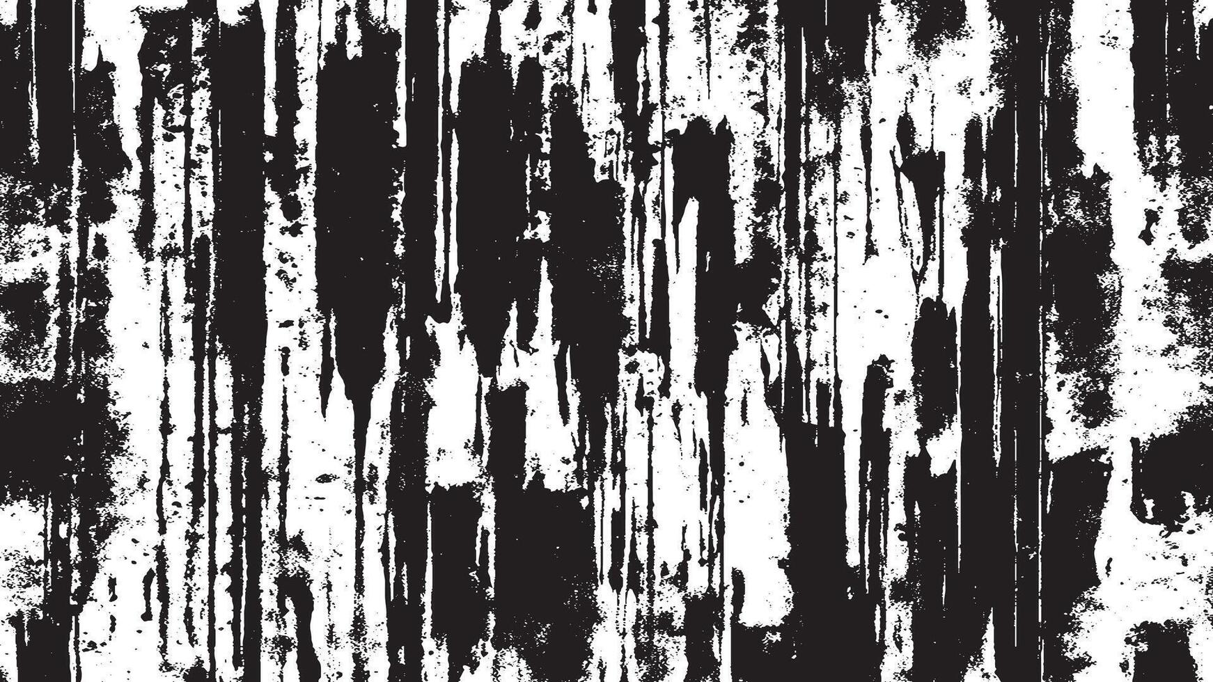 Black and White Gritty Grunge Texture with Rough Dirty Overlay Patterns vector