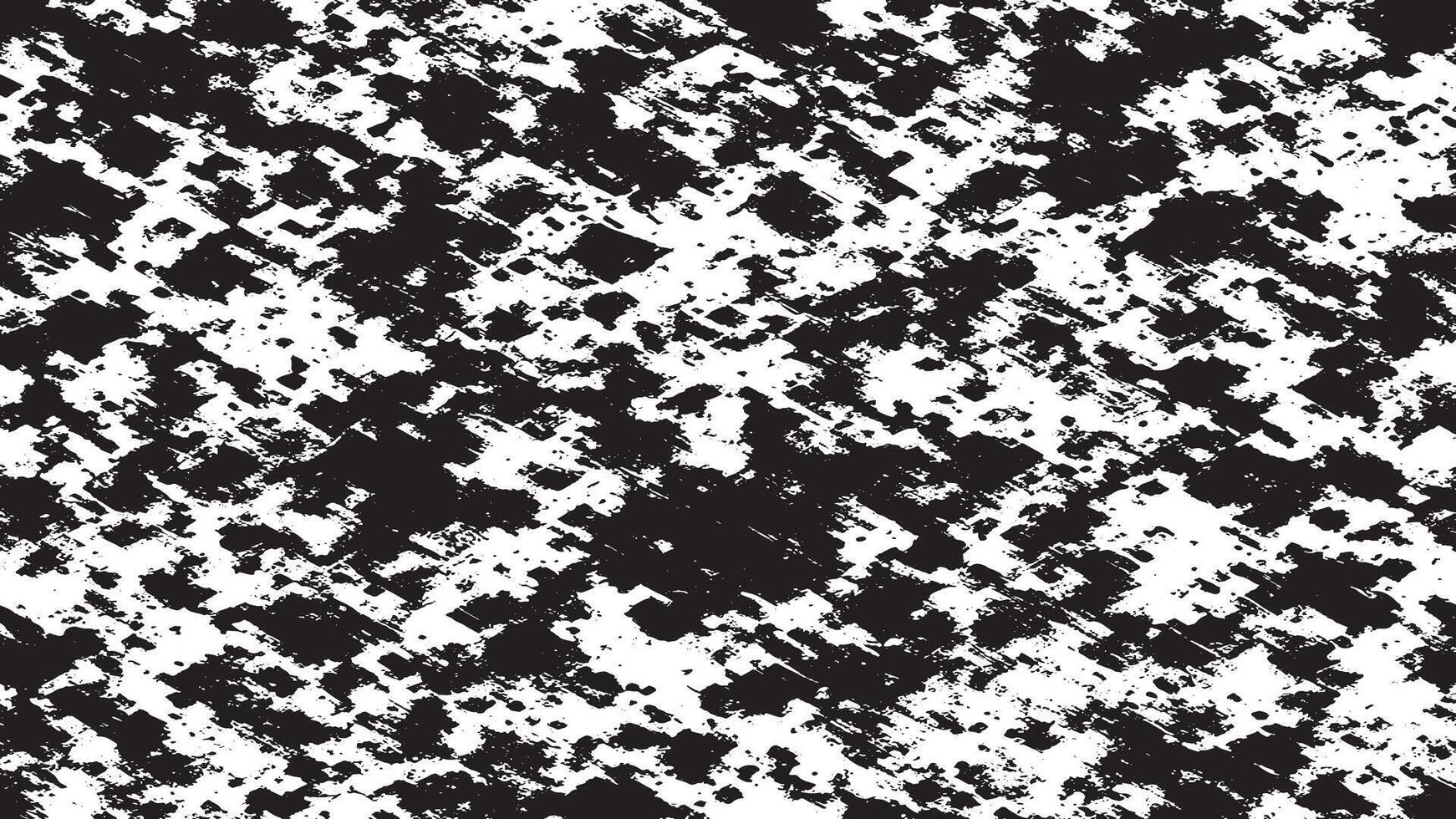Gritty Black Rough Grunge Texture on White Background with Dirty Overlay vector