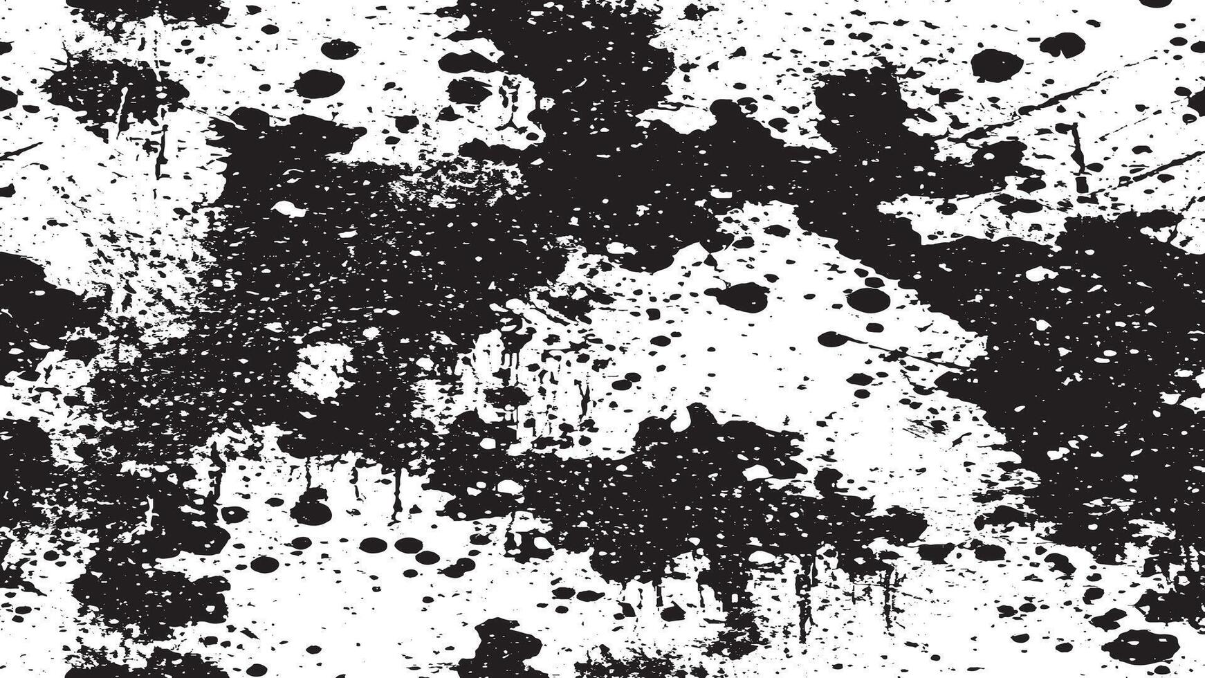 Black and White Gritty Grunge Texture with Rough Dirty Overlay Patterns vector