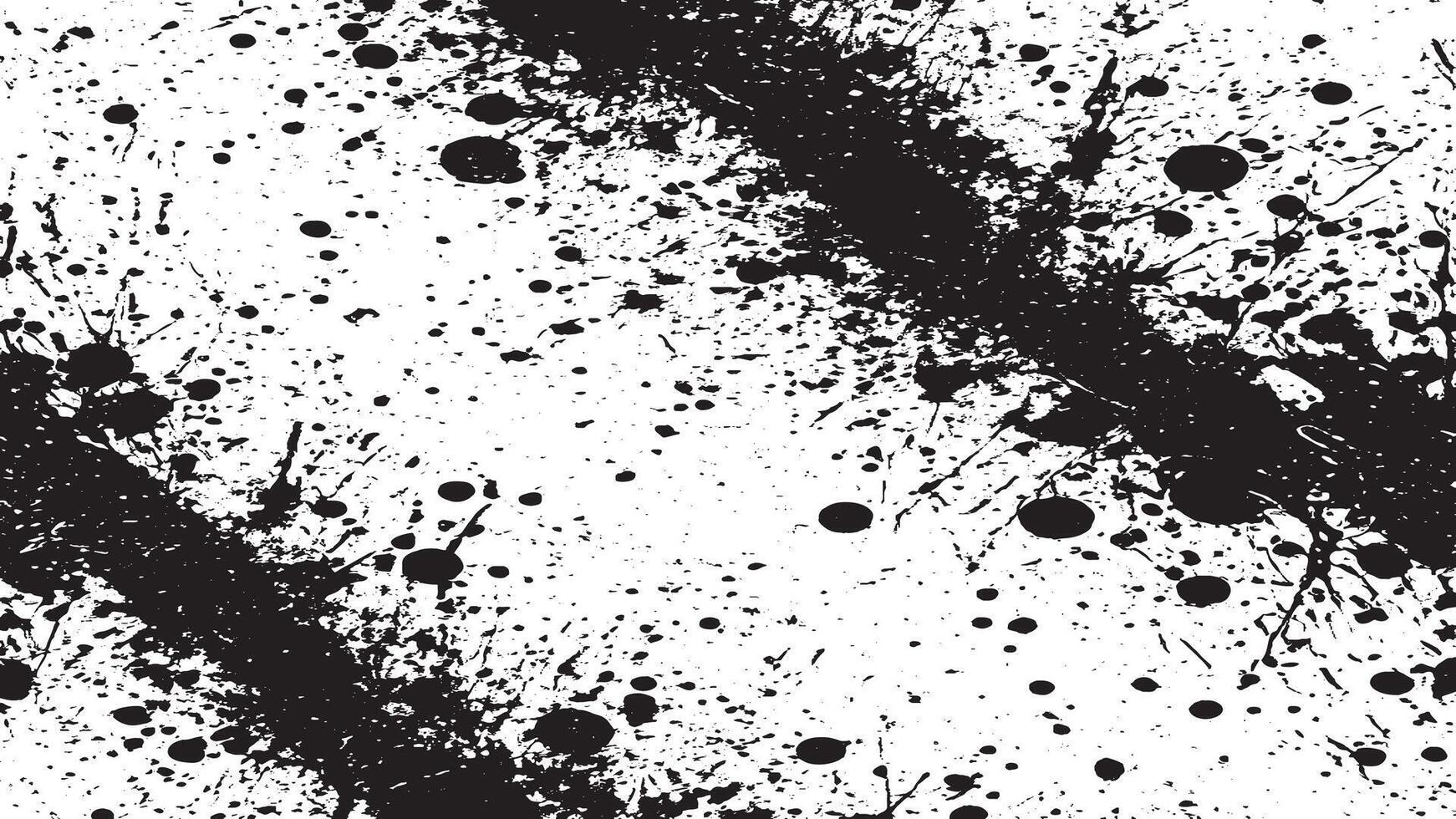 Black and White Gritty Grunge Texture with Rough Dirty Overlay Patterns vector