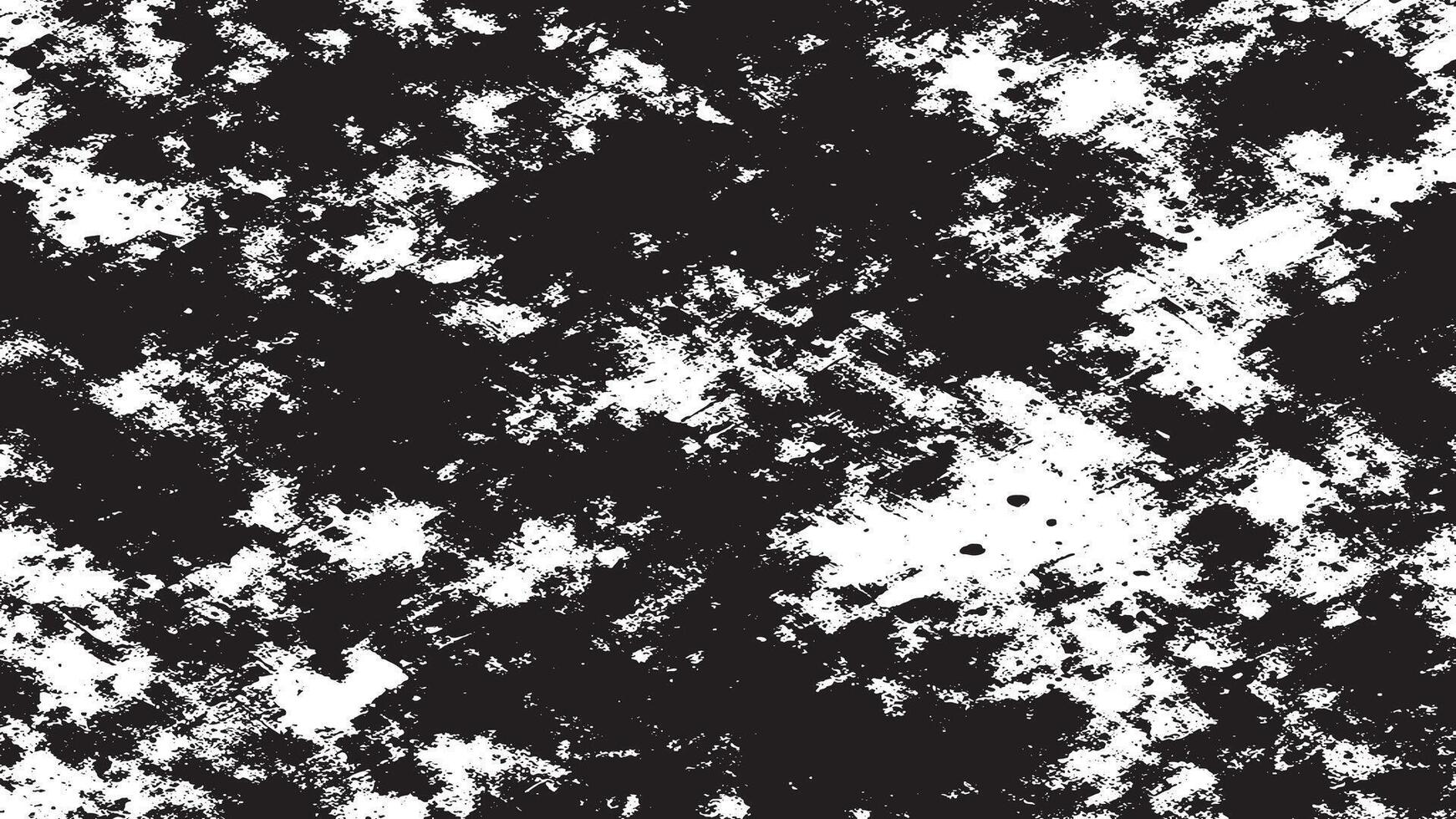 Black and White Gritty Grunge Texture with Rough Dirty Overlay Patterns vector
