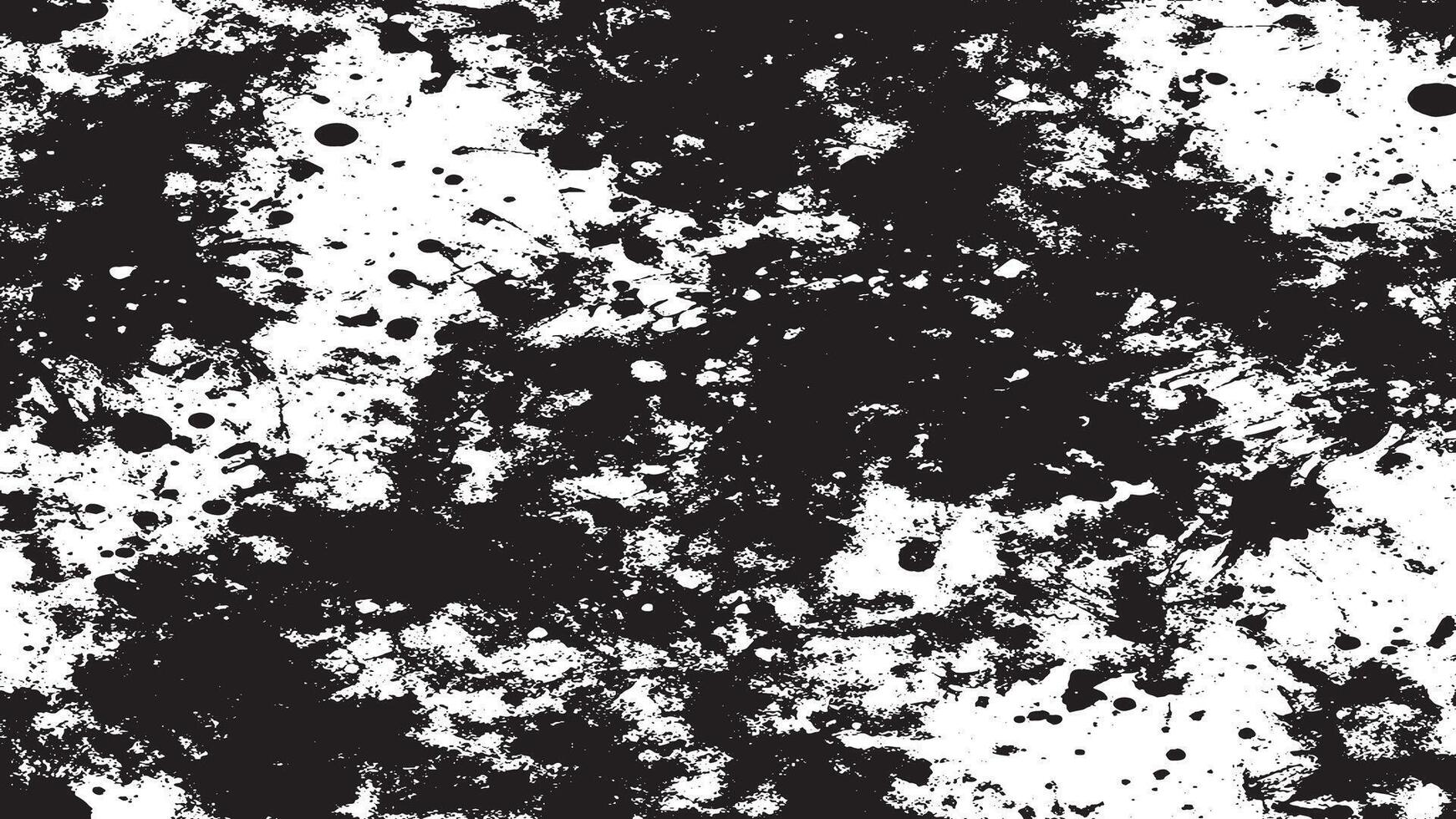 Black and White Gritty Grunge Texture with Rough Dirty Overlay Patterns vector