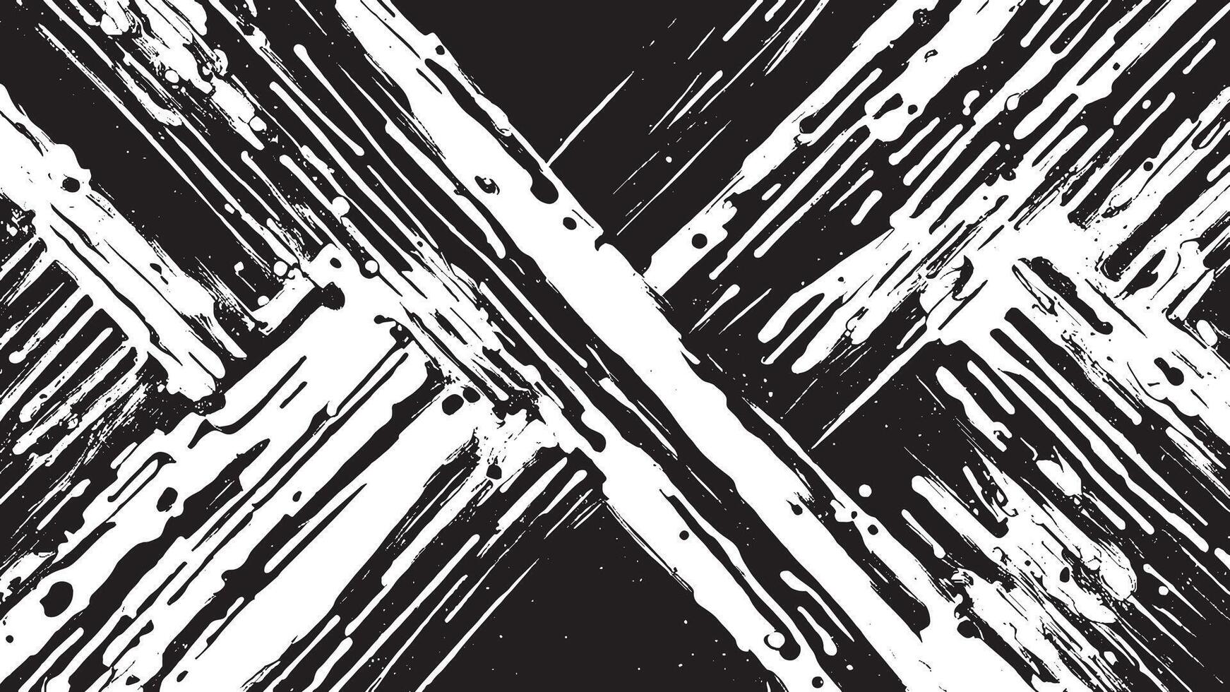 Black and White Abstract Grunge Gritty Texture Overlay for Background vector