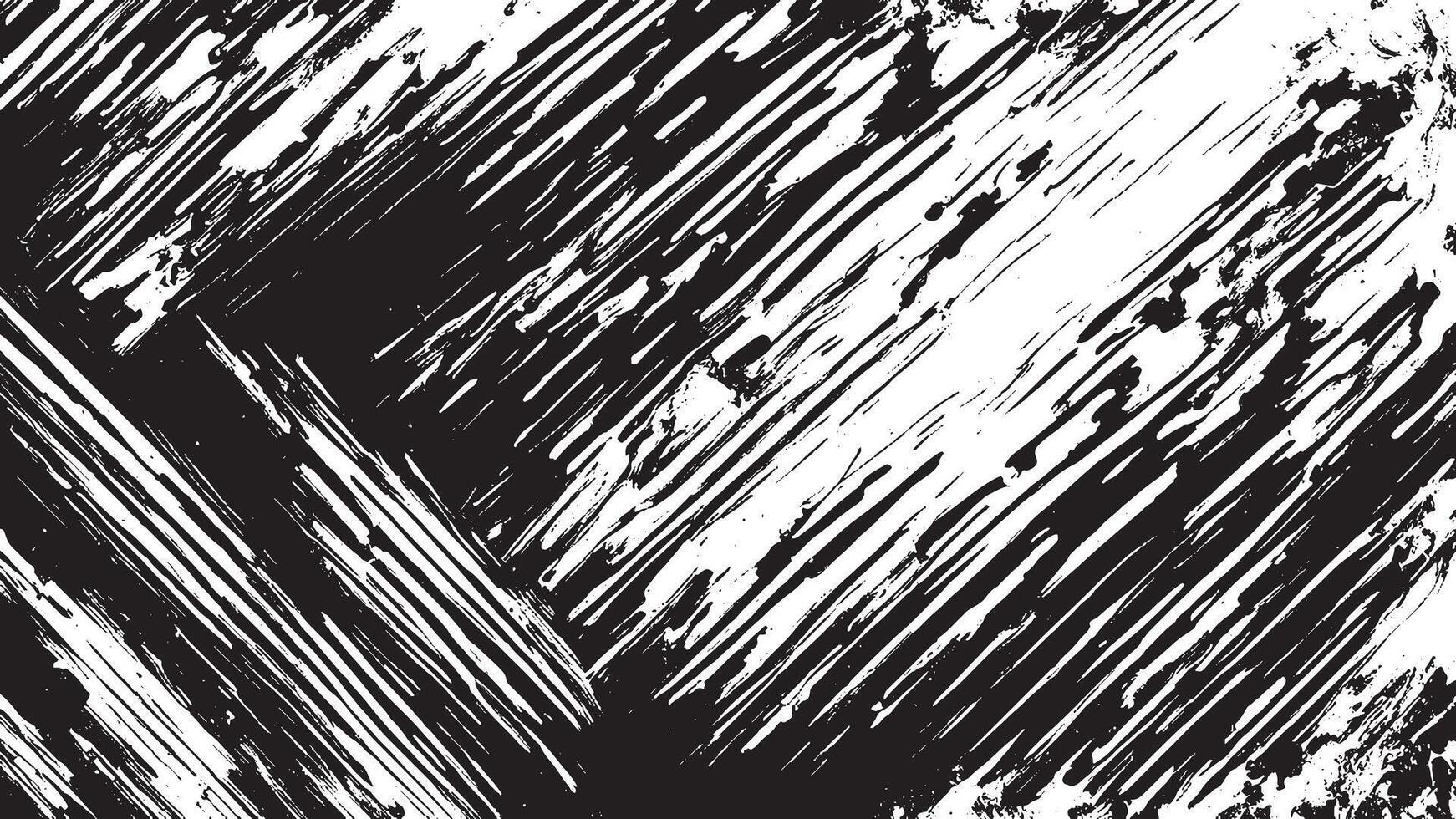 Black Gritty Abstract Grunge Texture Overlay on White Background vector