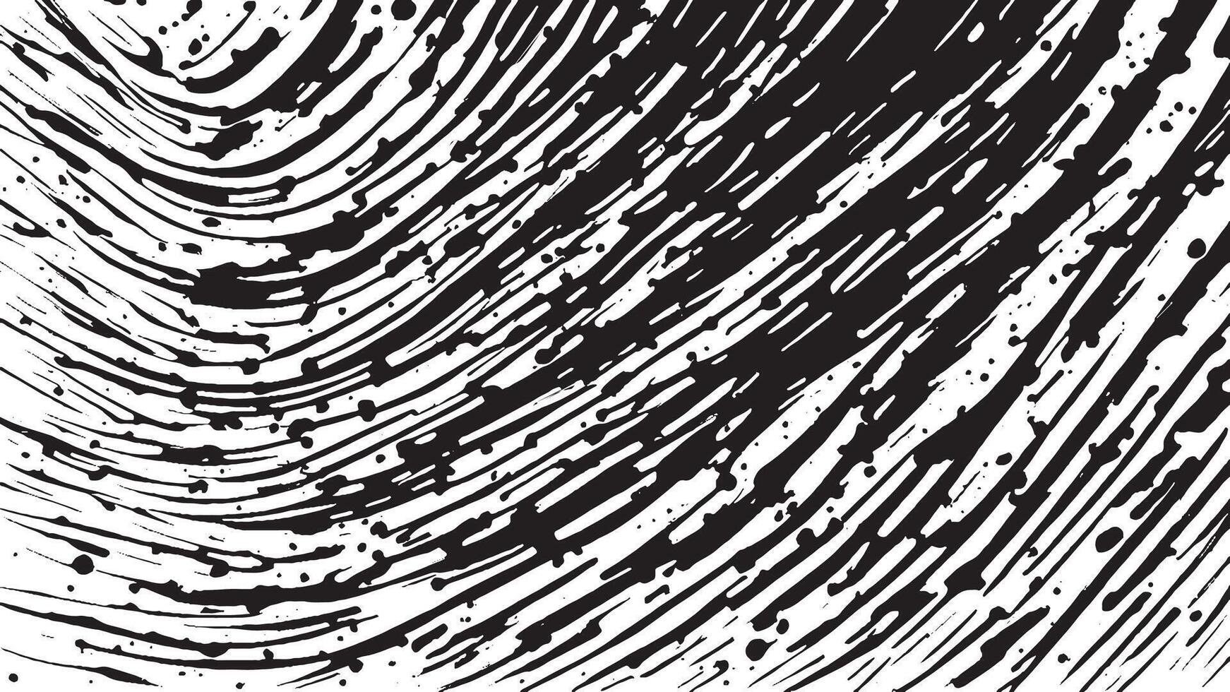 Black Monochrome Grunge Texture with Fine Granules on White Background vector