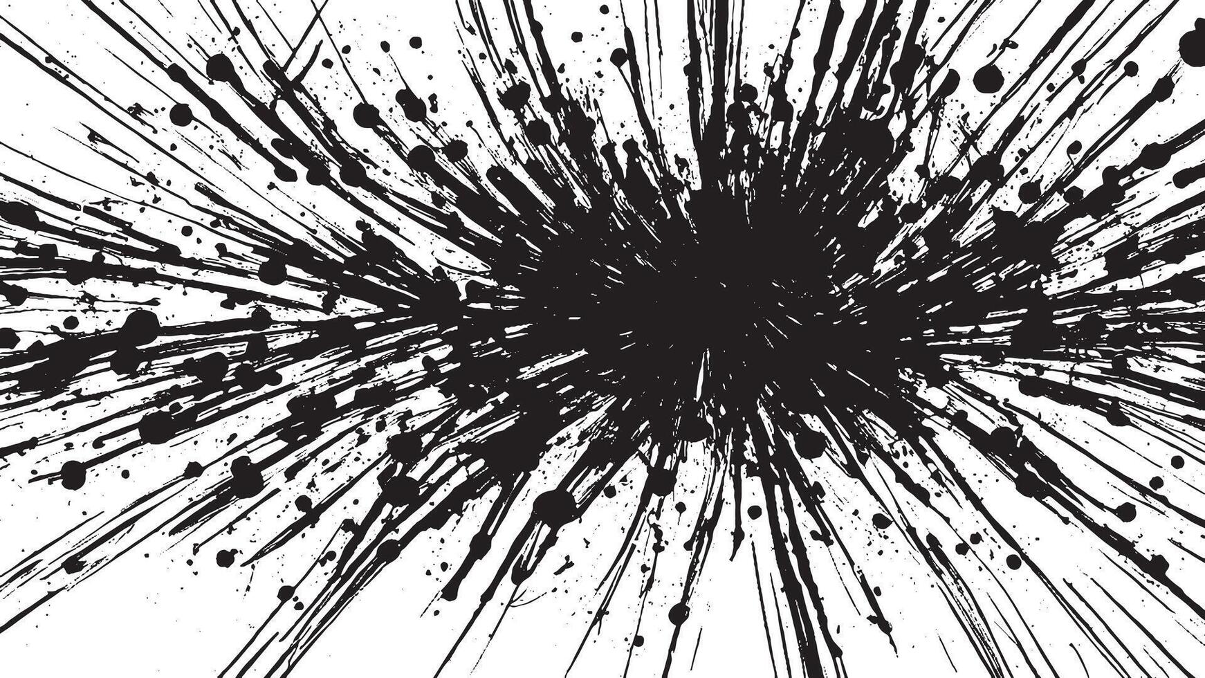 Black Abstract Grunge Texture Overlay on White Background, Art vector