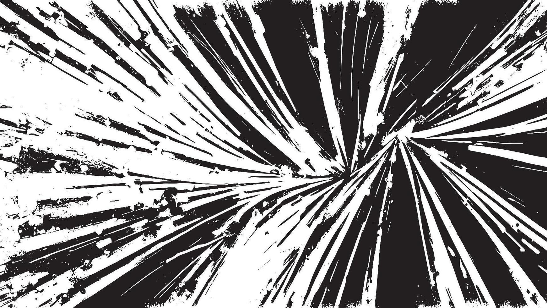 Black Abstract Grunge Texture Overlay on White Background, Art vector