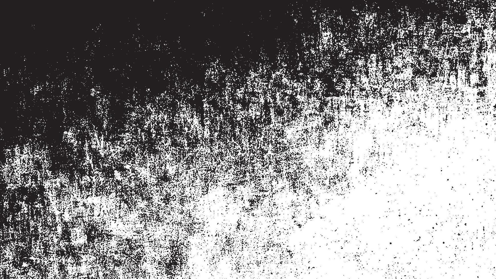 Black Abstract Grunge Texture Overlay on White Background, Art vector