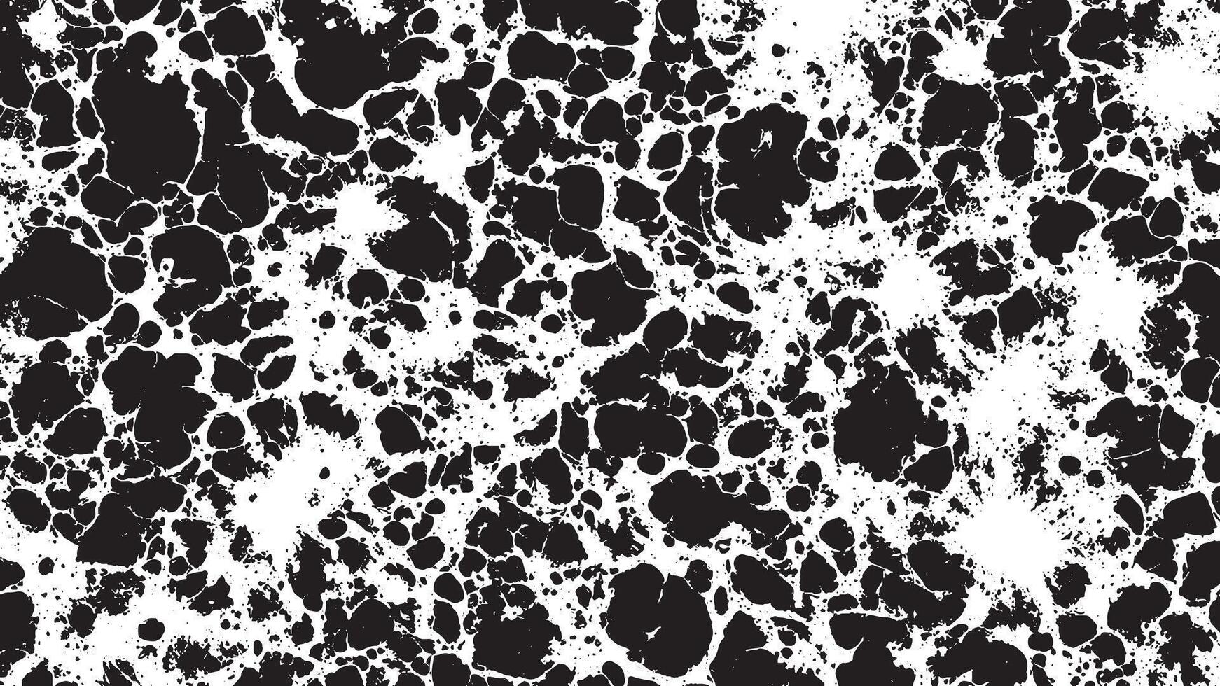 Intricate Black Grunge Texture on White Background, Abstract Gritty Overlay vector