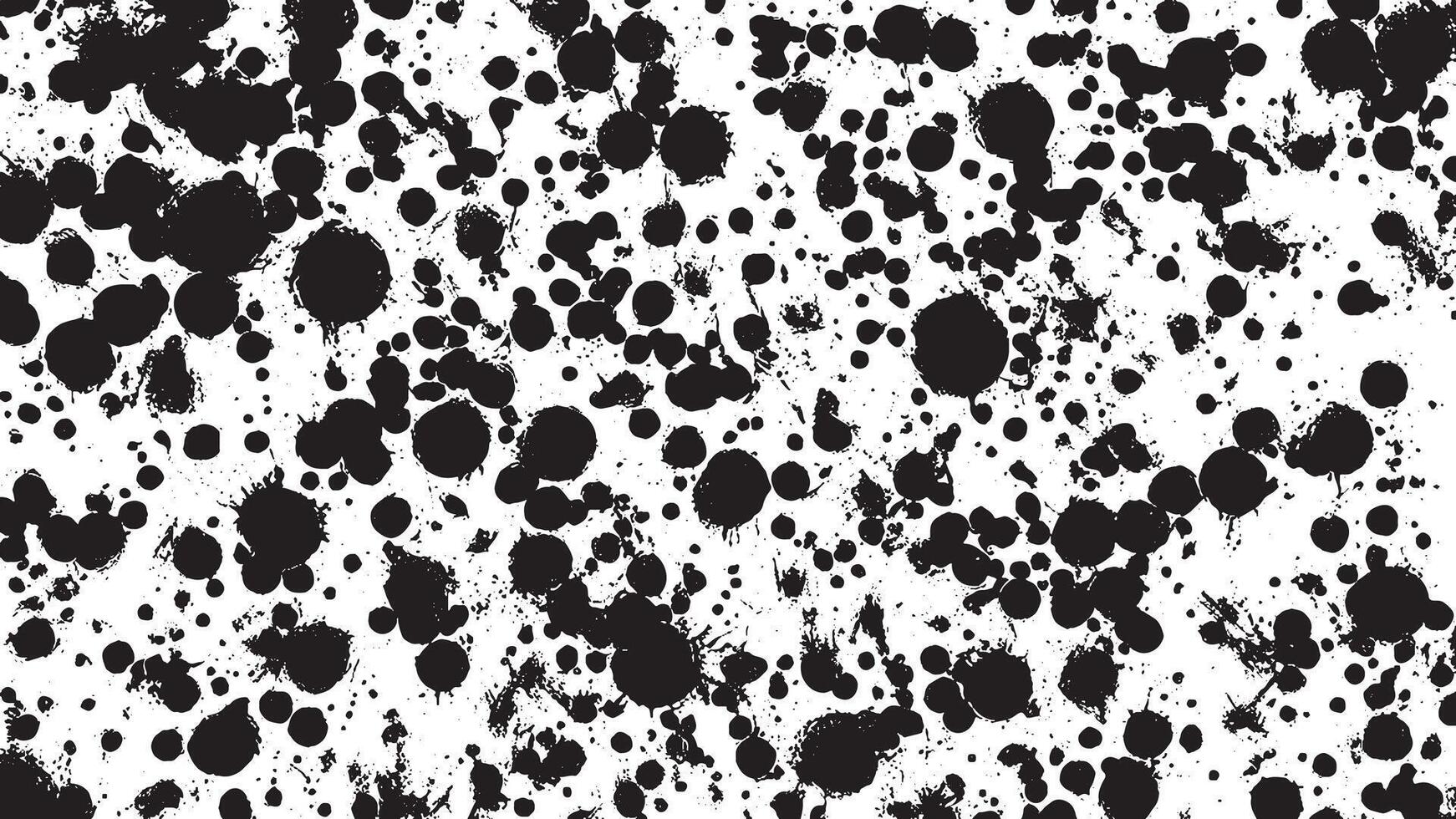 Intricate Black Grunge Texture on White Background, Abstract Gritty Overlay vector