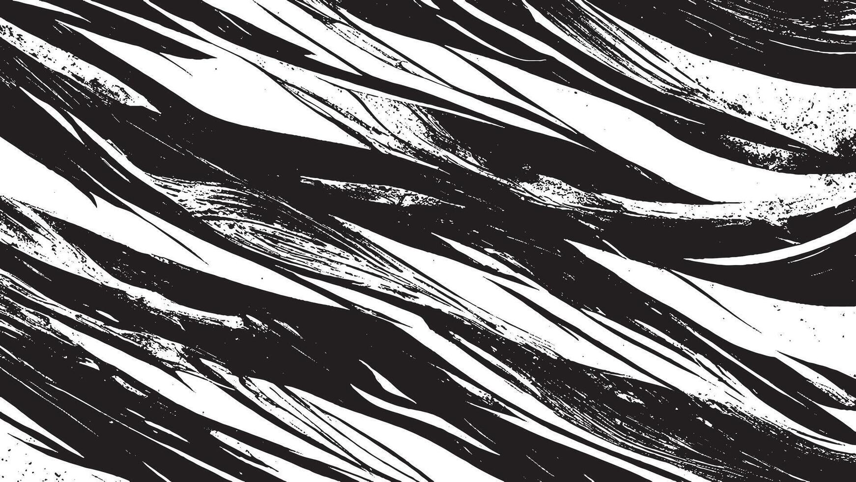 Art of Detailed Black Gritty Grunge Texture on White Background vector