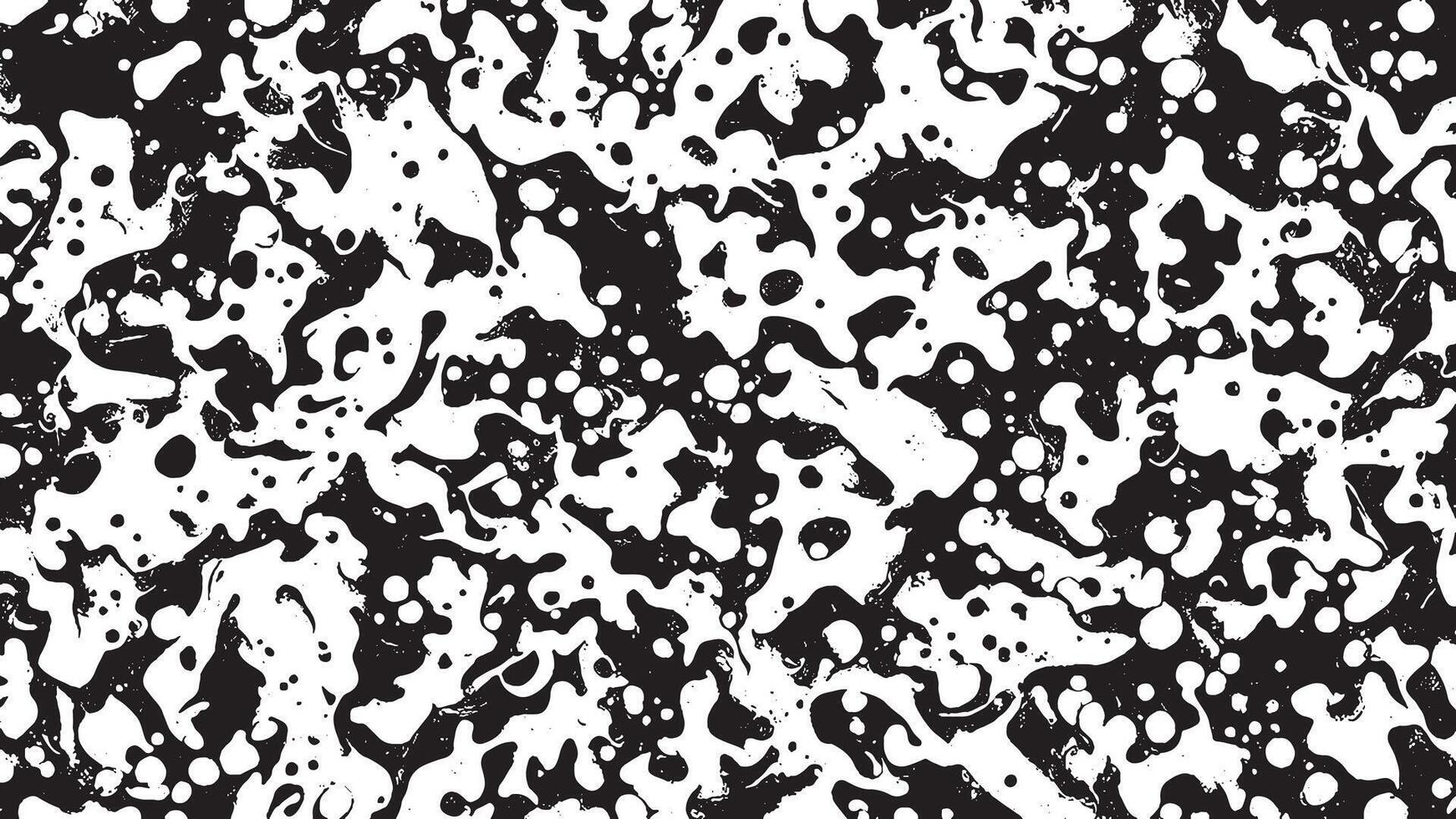 Art of Detailed Black Gritty Grunge Texture on White Background vector