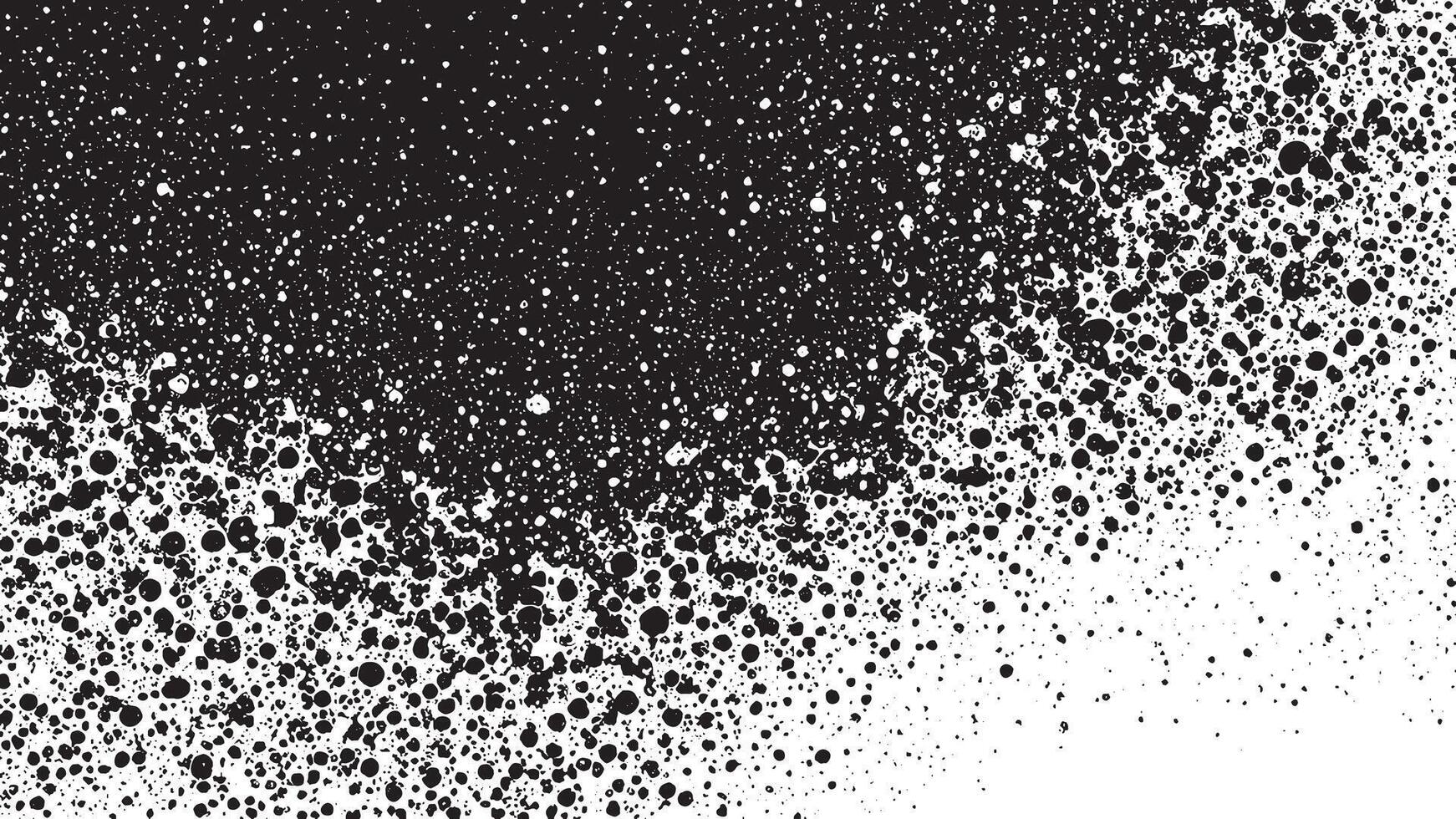 Abstract Black Grunge Texture on White Background for Overlay vector