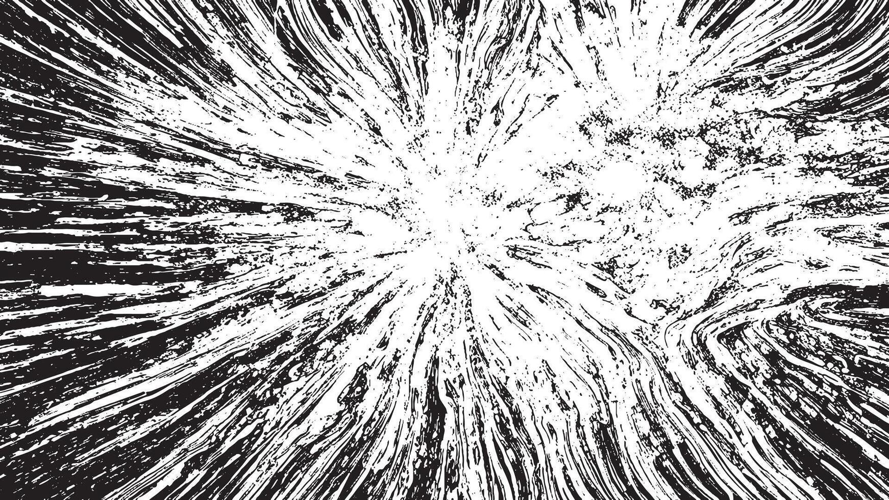 Black Gritty Grunge Texture on White Background vector