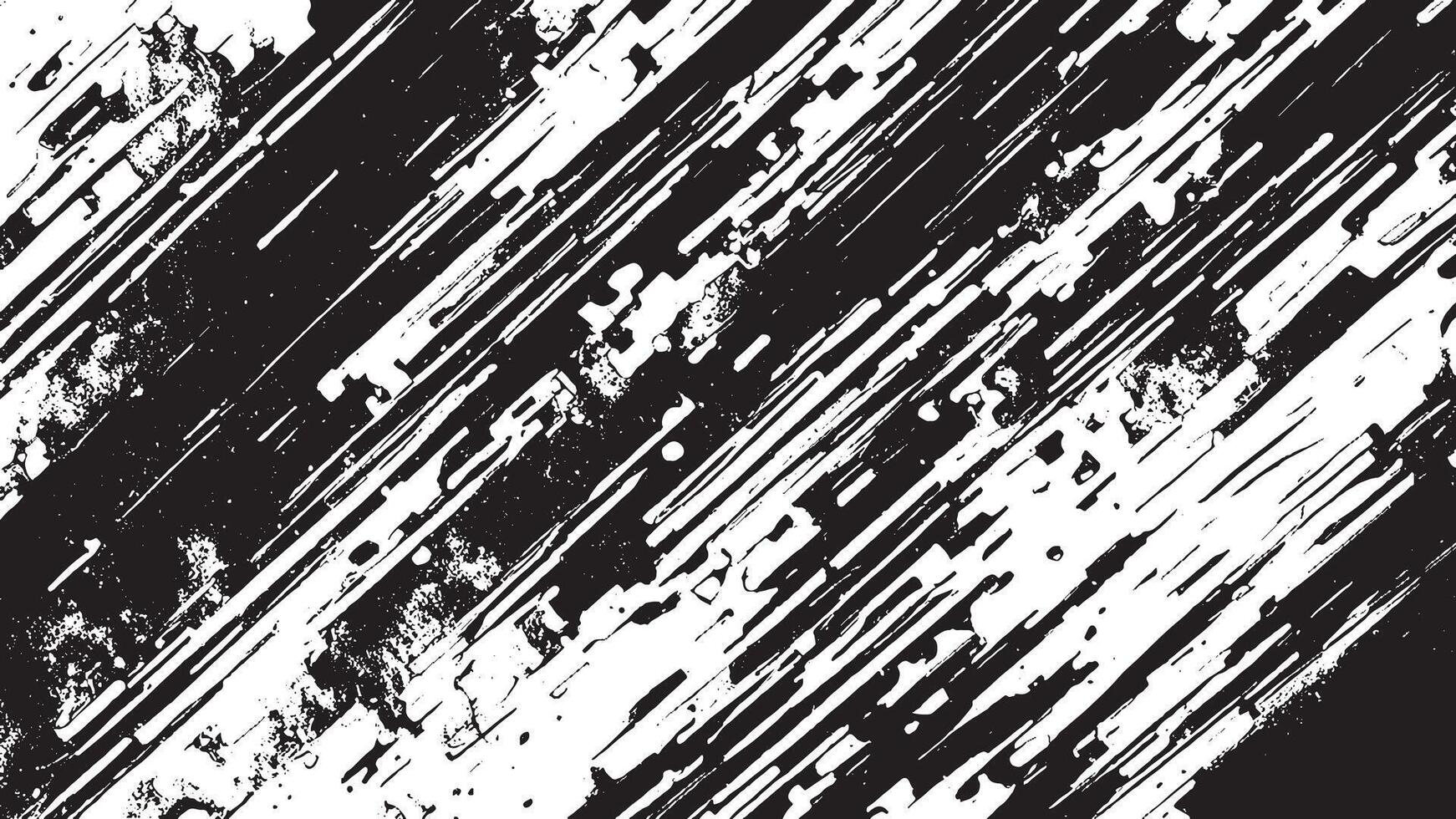 Black and White Abstract Grunge Texture Overlay vector
