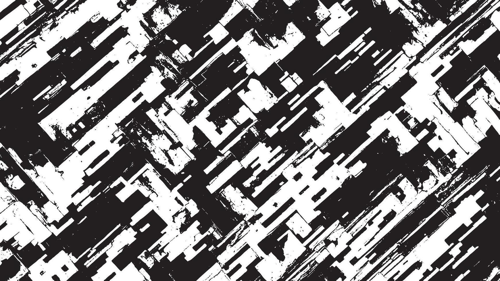 Black and White Abstract Grunge Texture Overlay vector