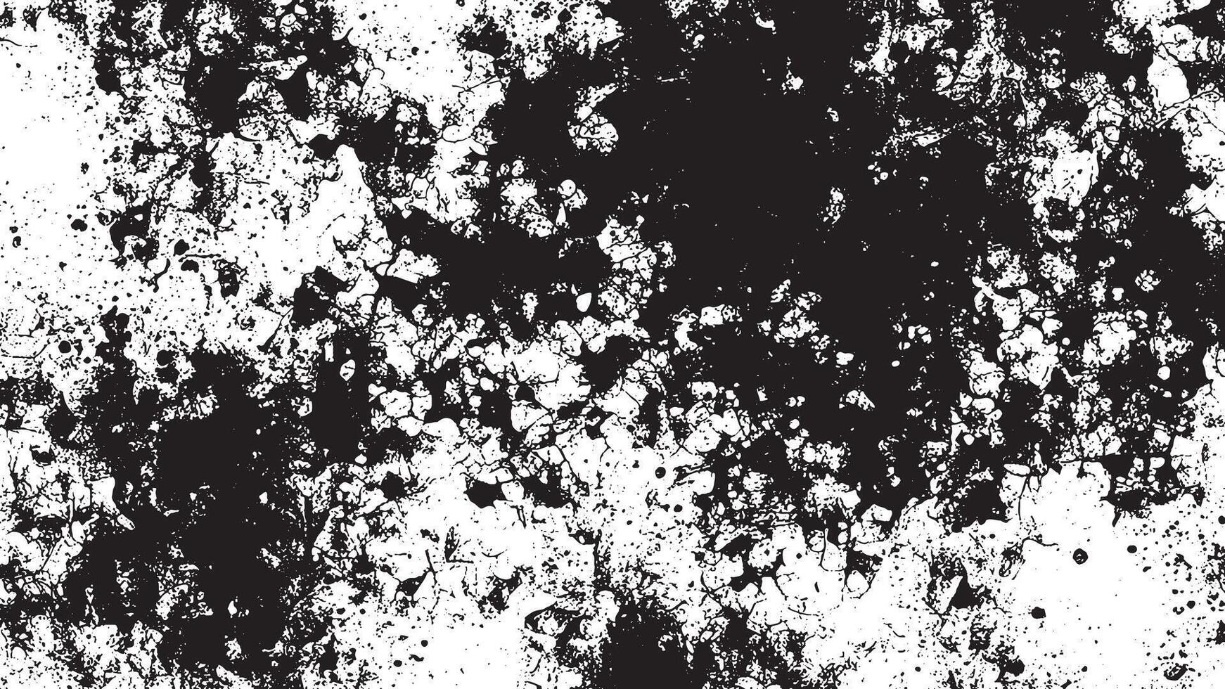 Black and White Abstract Grunge Texture Overlay vector