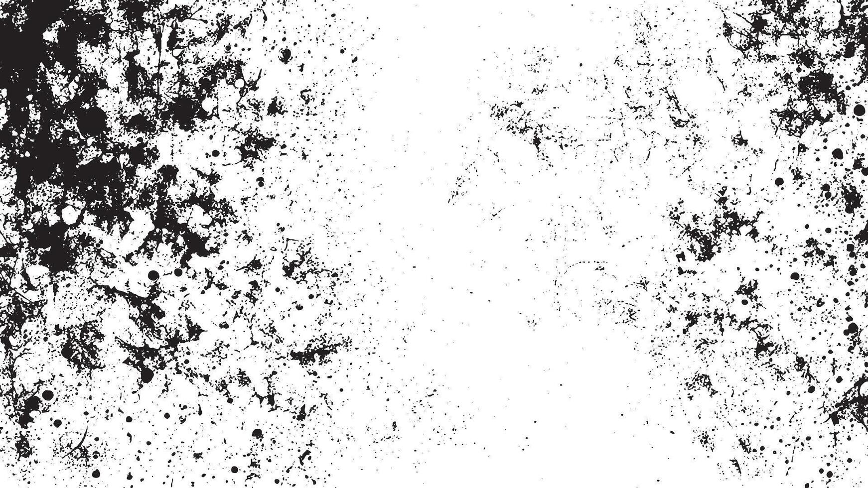 Black and White Abstract Grunge Texture Overlay vector