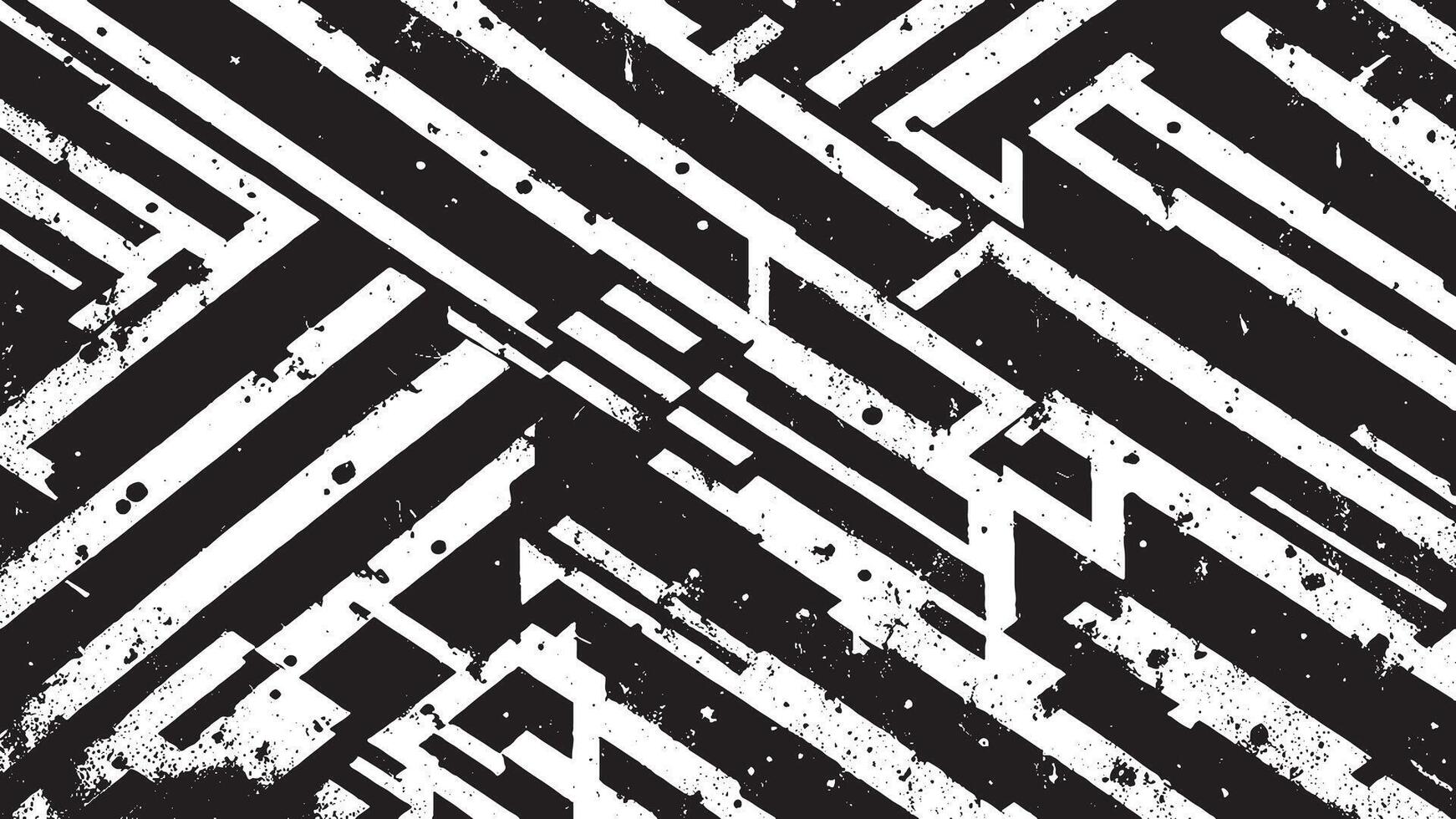Abstract Grunge Texture with Black Gritty Overlay on White Background vector