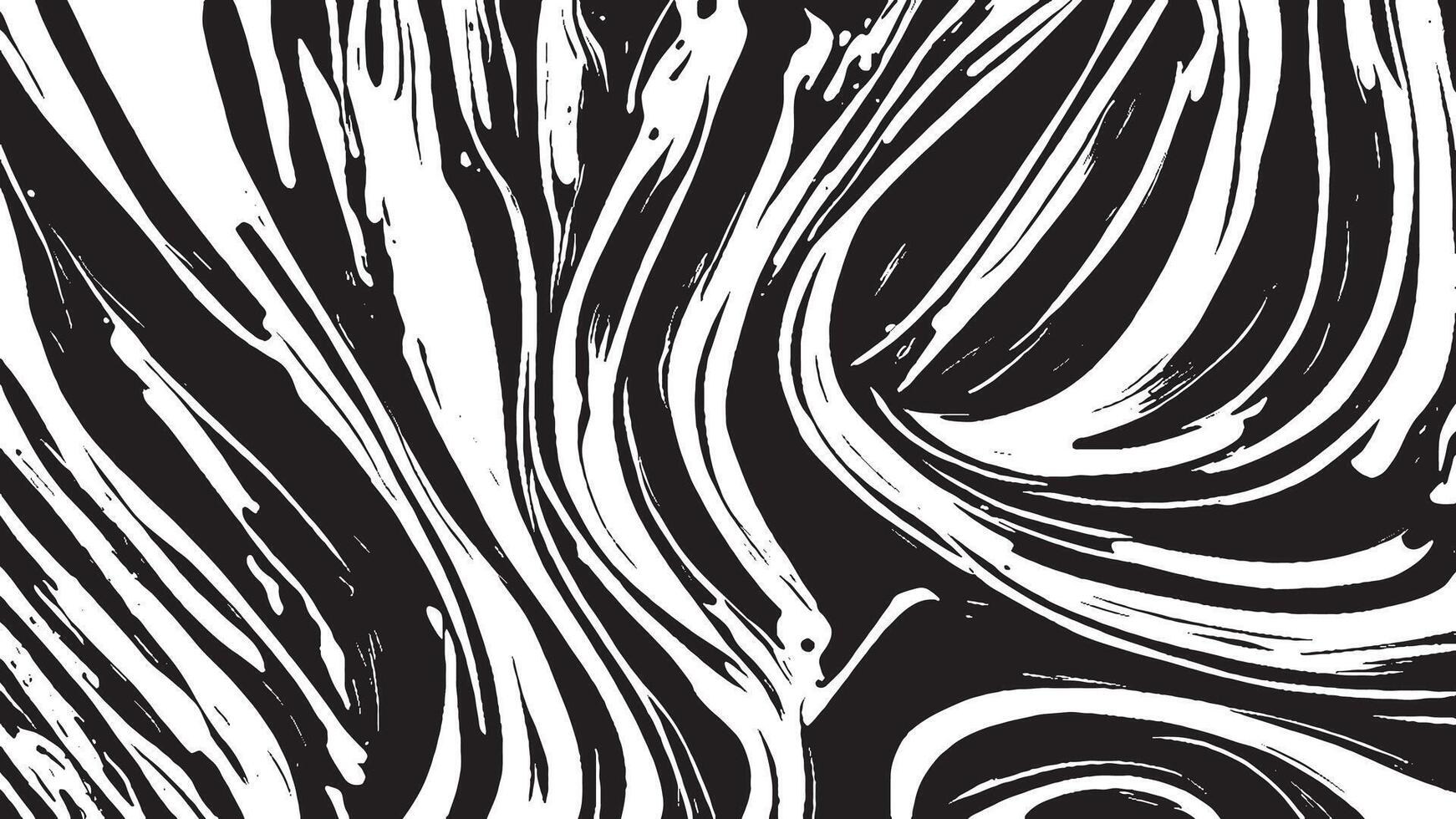 Intricate Black Grunge Texture on White Background vector
