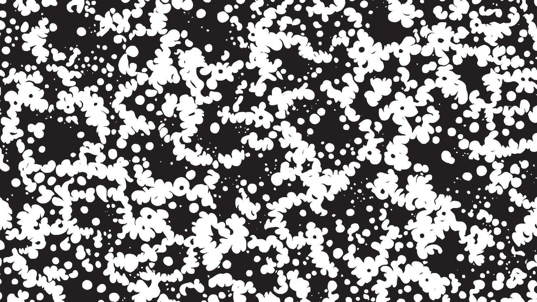 Black Gritty Grunge Texture on White Background, Abstract Overlay vector