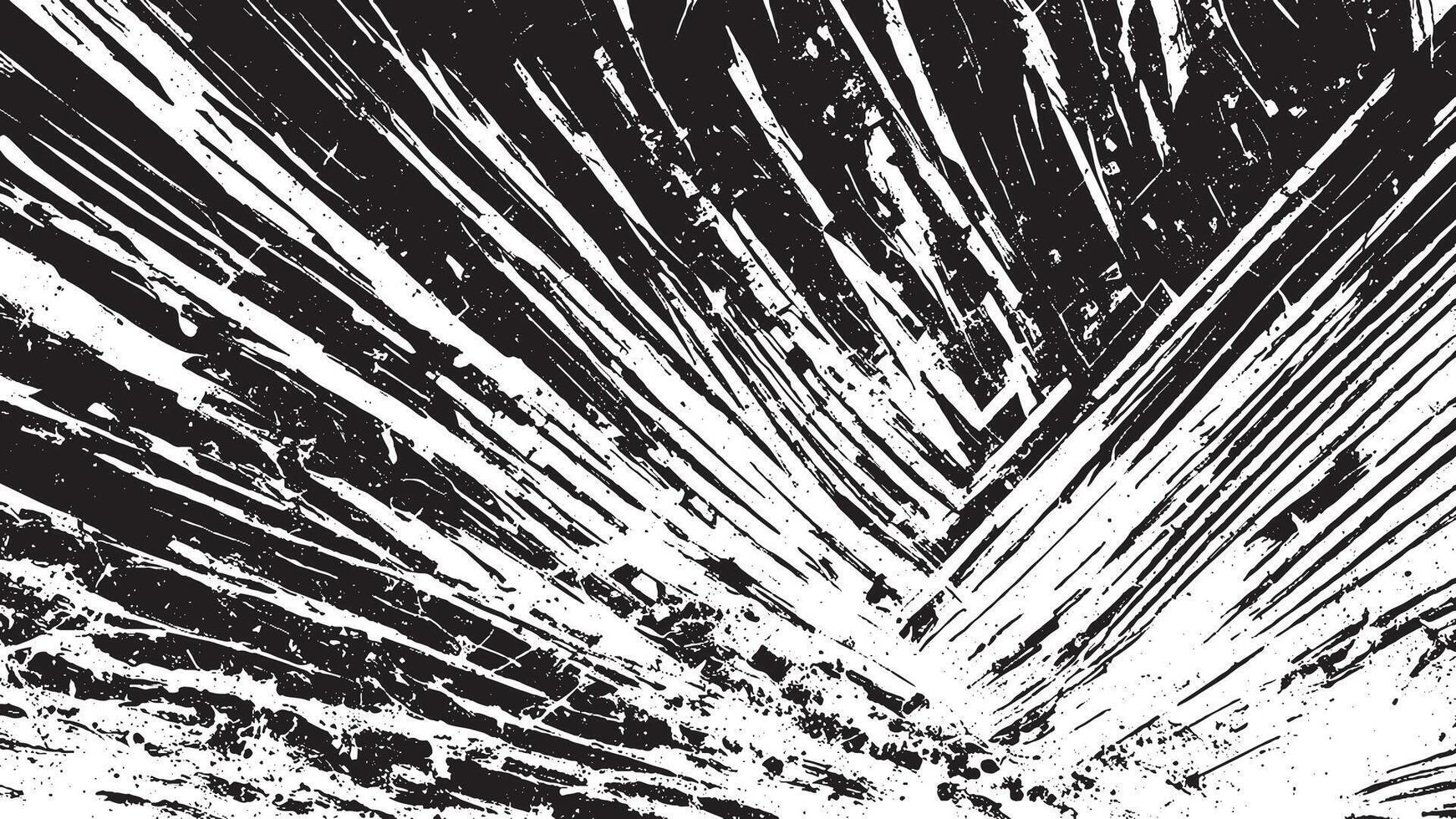 Black Gritty Grunge Texture on White Background, Abstract Overlay vector