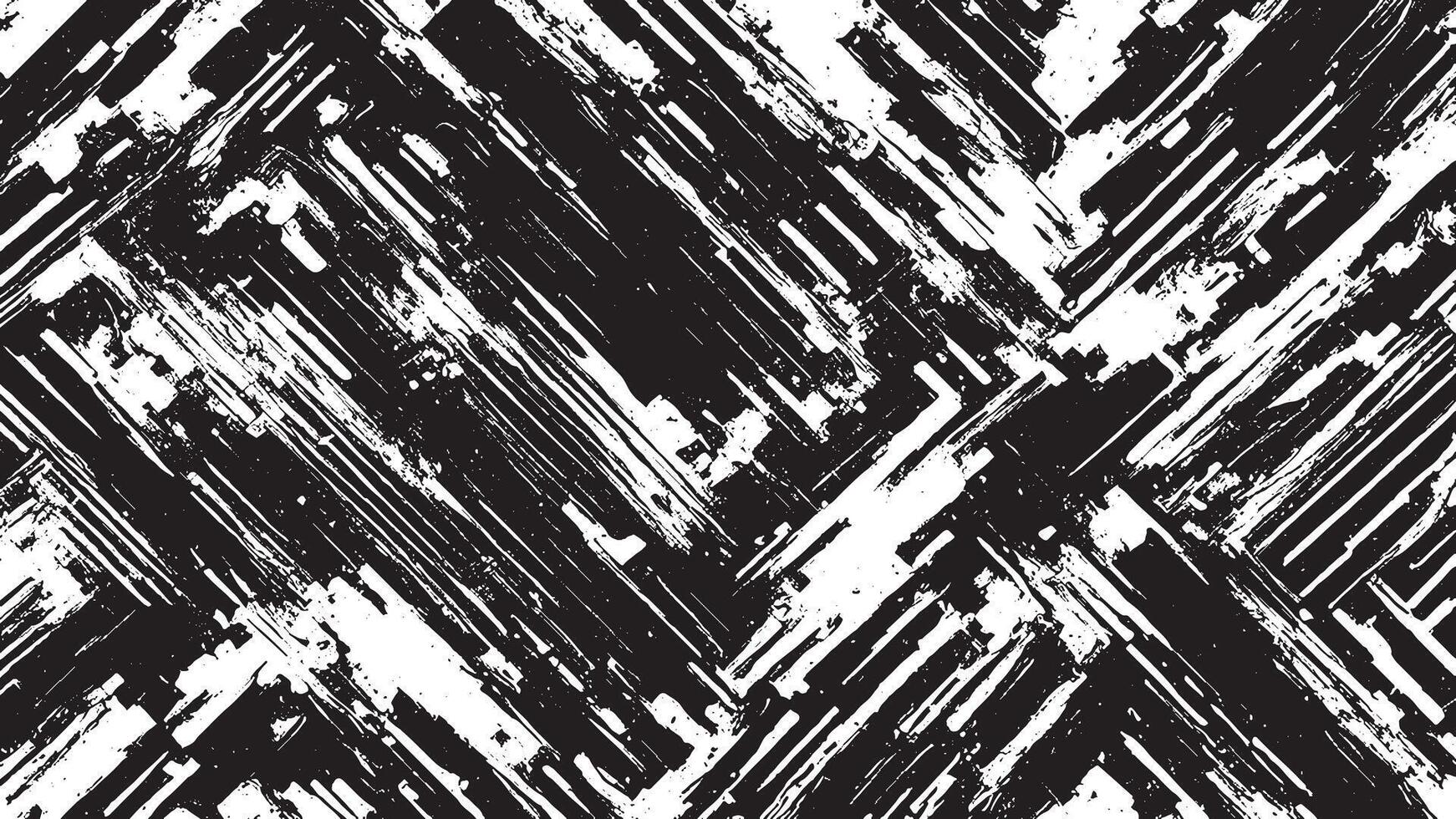Black and White Abstract Gritty Grunge Texture for Background vector
